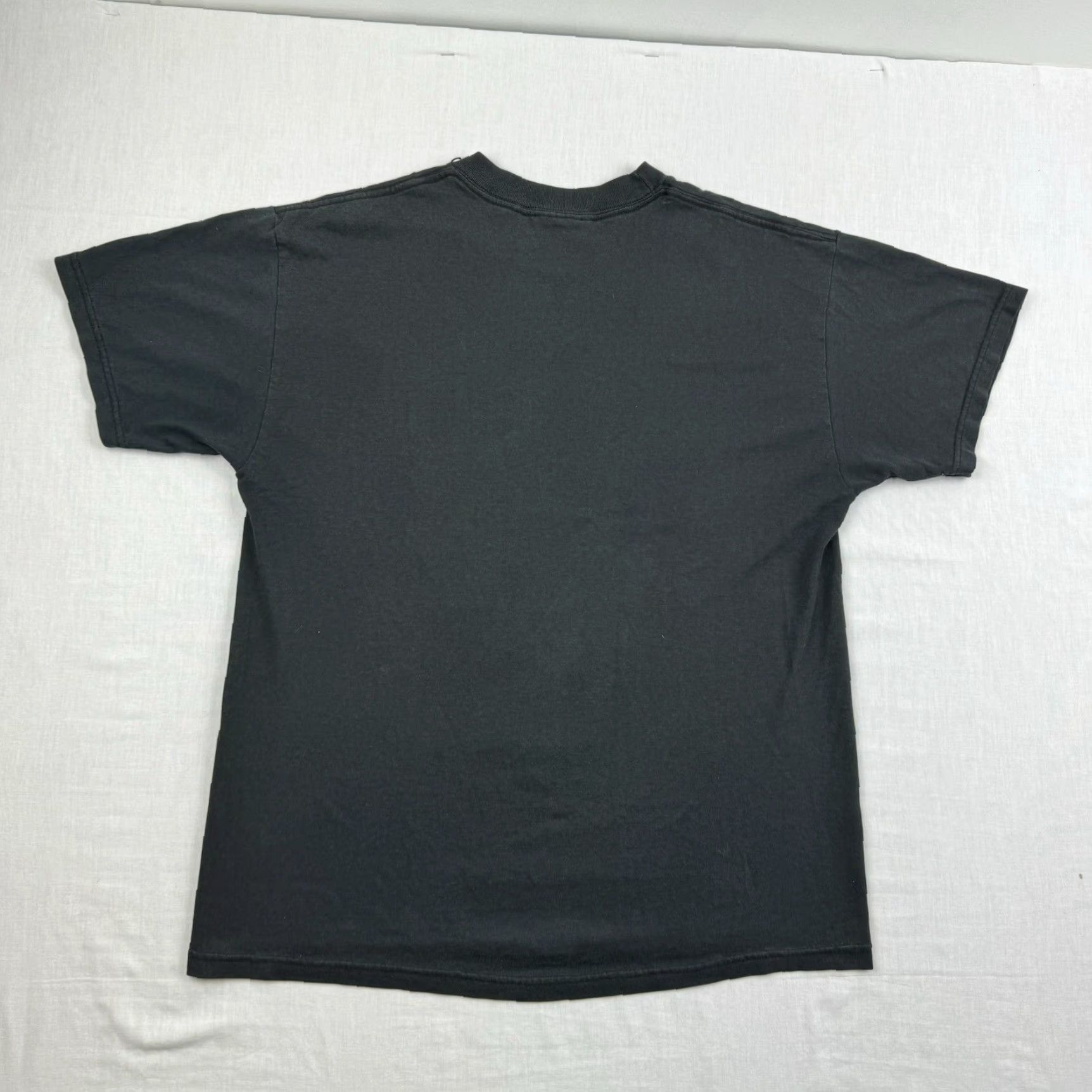 Hanes VINTAGE Hanes Funny T-Shirt Adult Medium Black 90s Y2K Mens Size US M / EU 48-50 / 2 - 8 Thumbnail