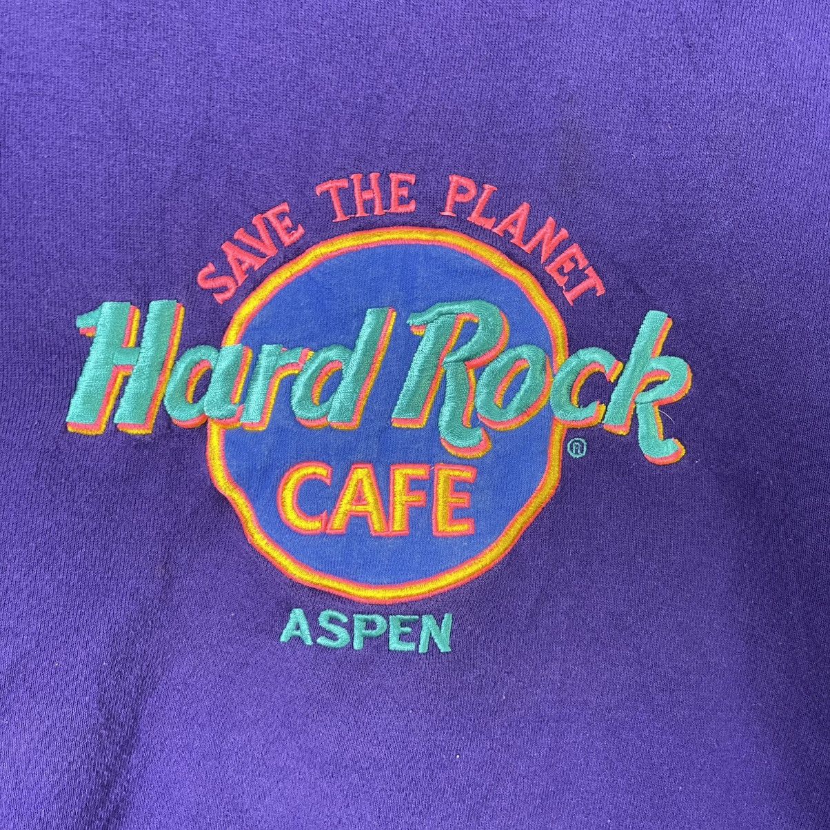 Hard Rock Cafe Vintage Hard Rock Cafe Aspen Purple Crewneck Sweatshirt USA Size US XL / EU 56 / 4 - 3 Thumbnail