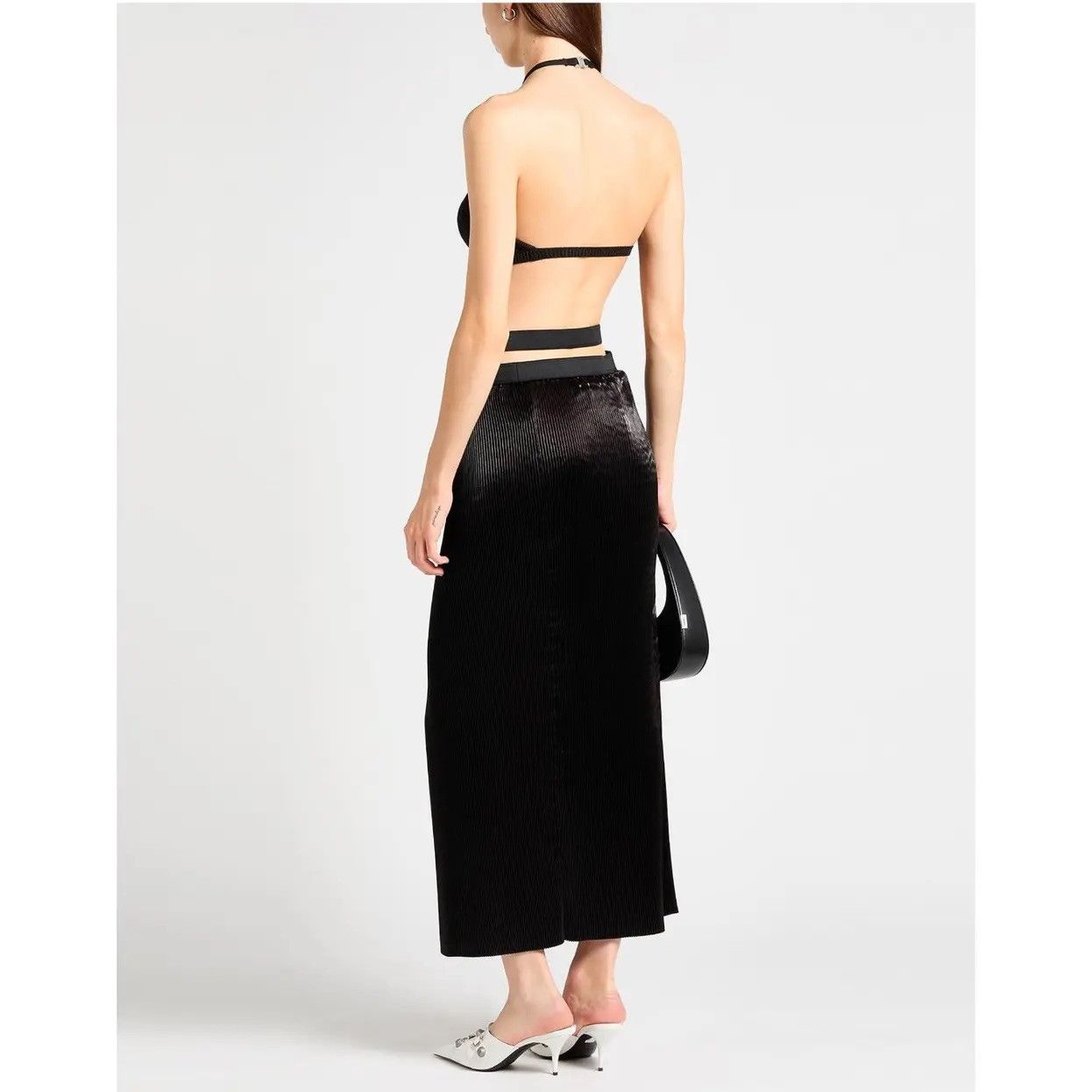Yohji Yamamoto JUNYA WATANABE COMME des GARCONS - Pleated Long Maxi Skirt Size 29" - 6 Thumbnail