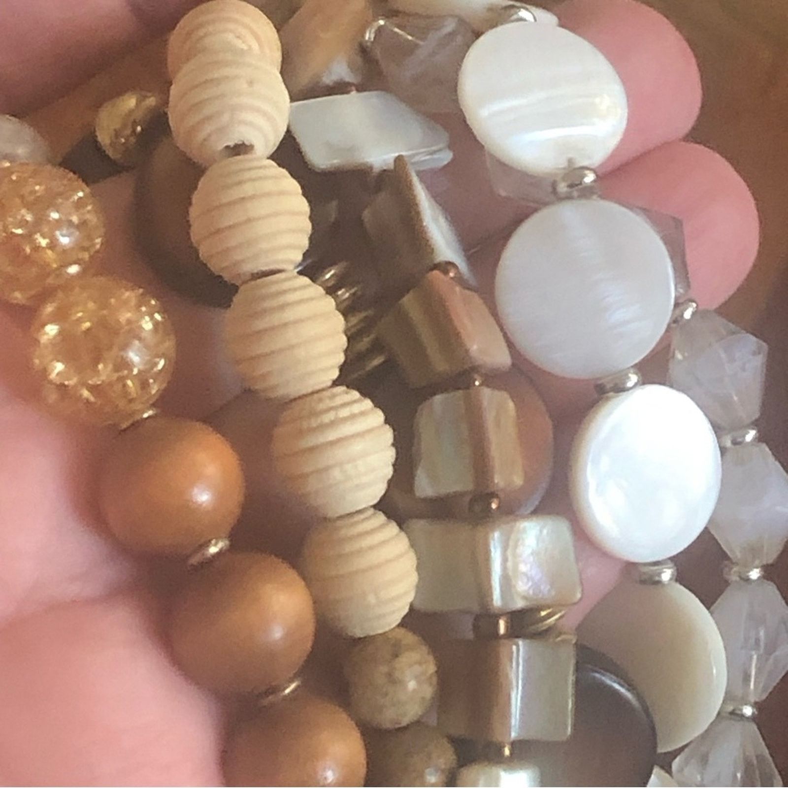 Jewelry Bold large multi strand & material beaded necklace Size ONE SIZE - 10 Thumbnail