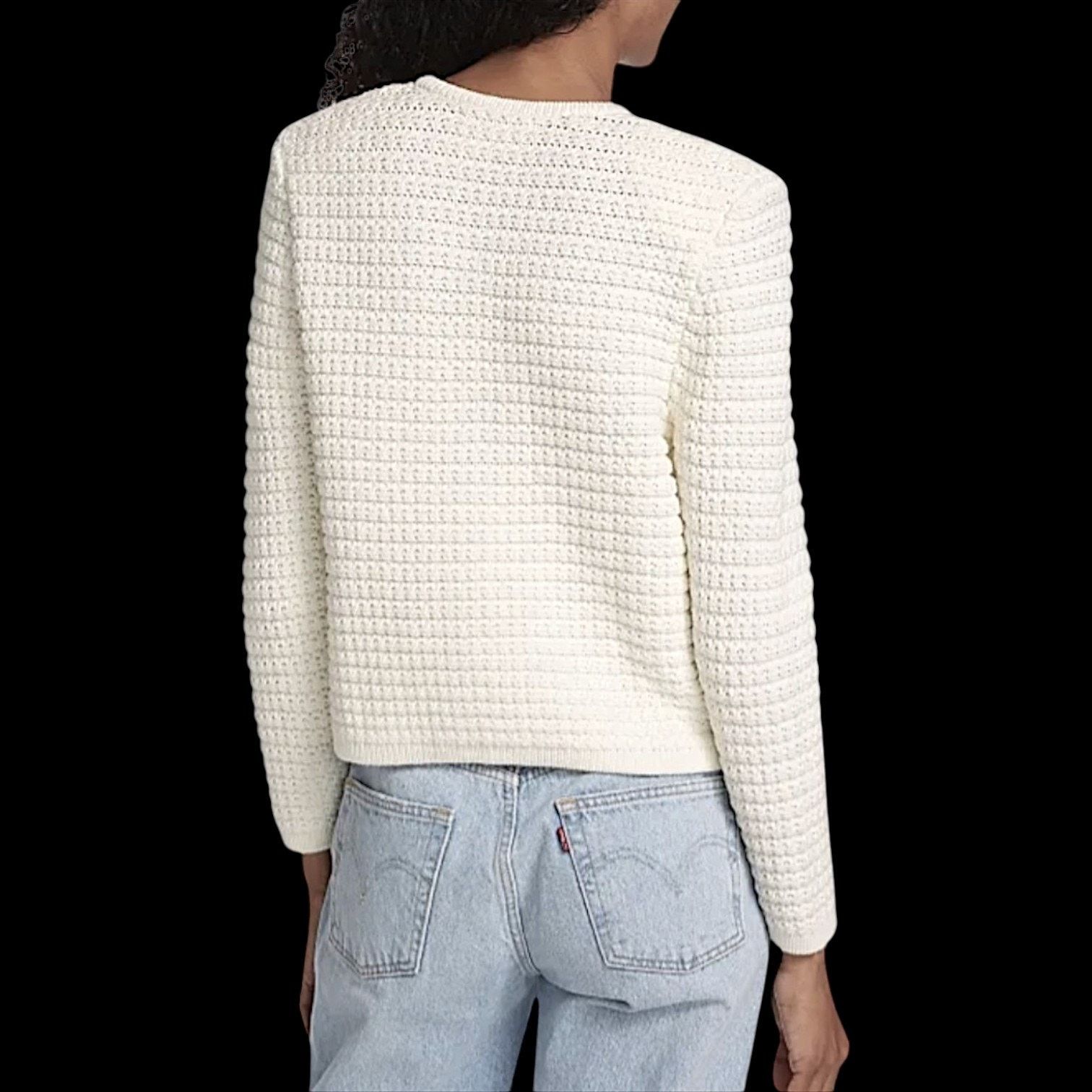 ba&sh Ba&sh White Cardigan | Size S Size S / US 4 / IT 40 - 7 Thumbnail
