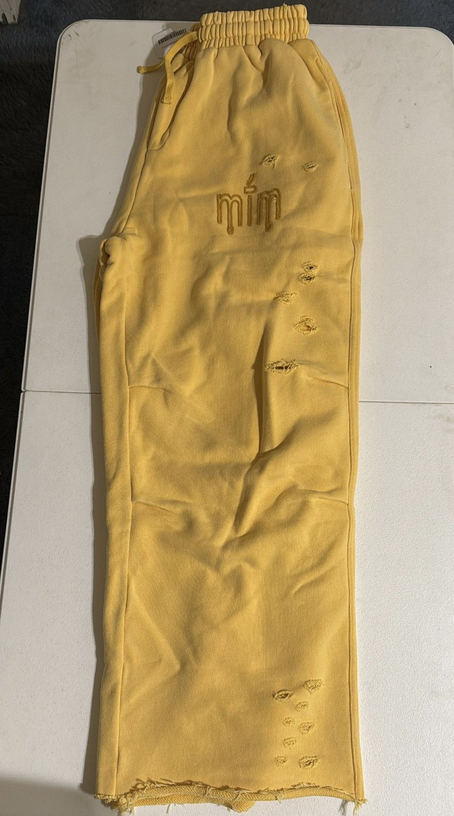 special ops sweatpants mustard yellow