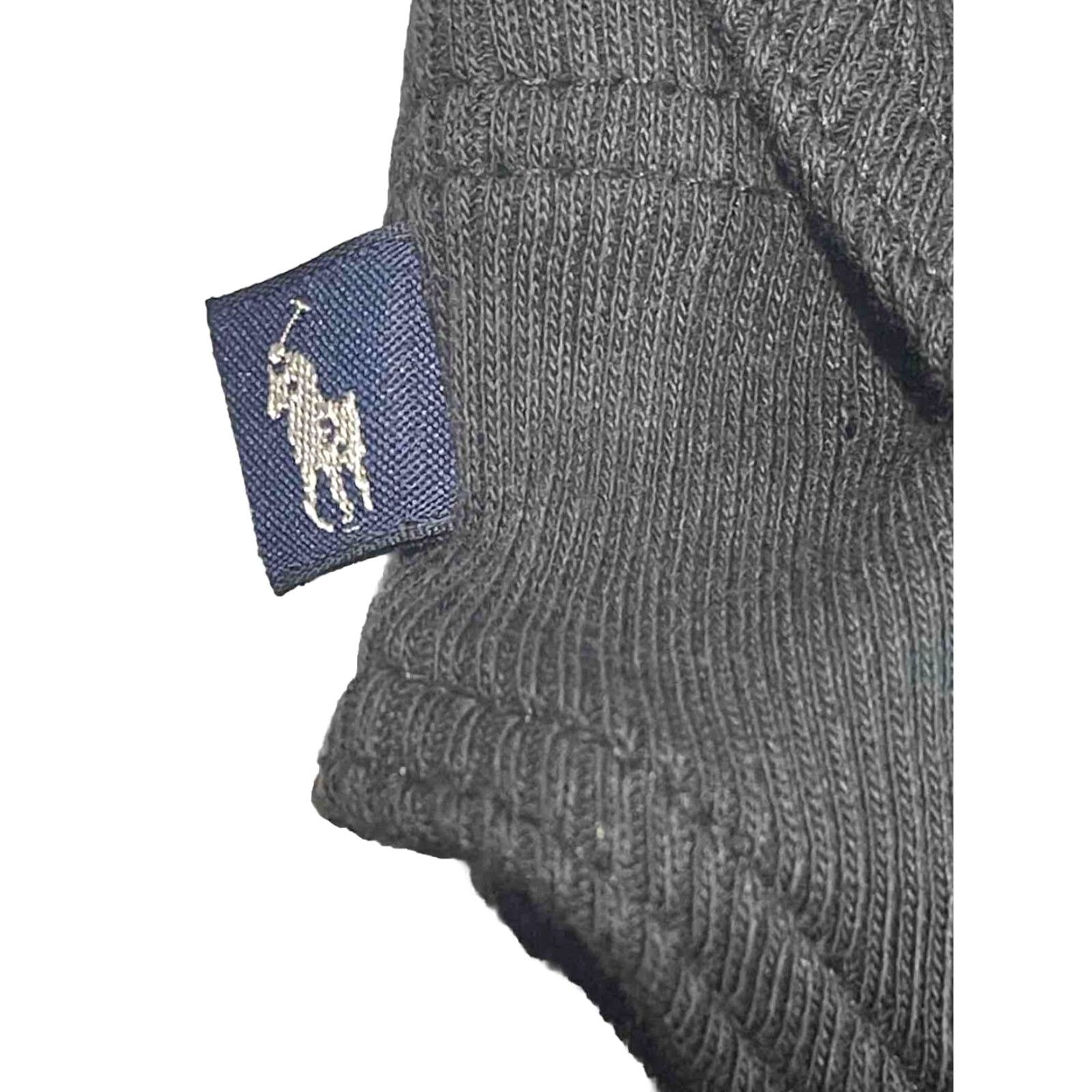 Ralph Lauren VINTAGE Polo Ralph Lauren Black 100% Cotton SIZE Medium Bottoms Women 5 Set Solid Holes Tags Flaws Size ONE SIZE - 6 Thumbnail