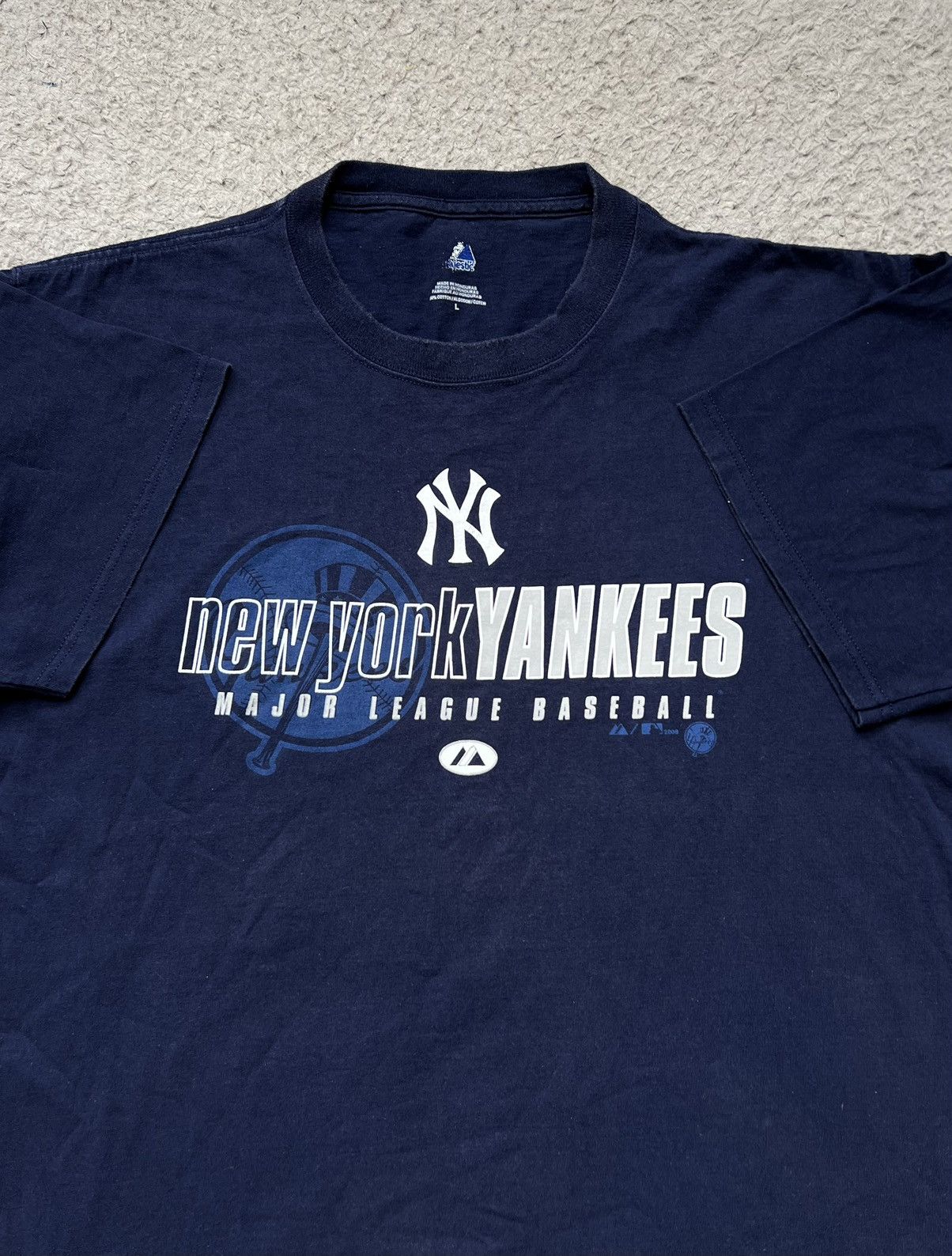 Majestic Tshirt Majestic New York Yankees Vintage MLB Size US L / EU 52-54 / 3 - 2 Thumbnail