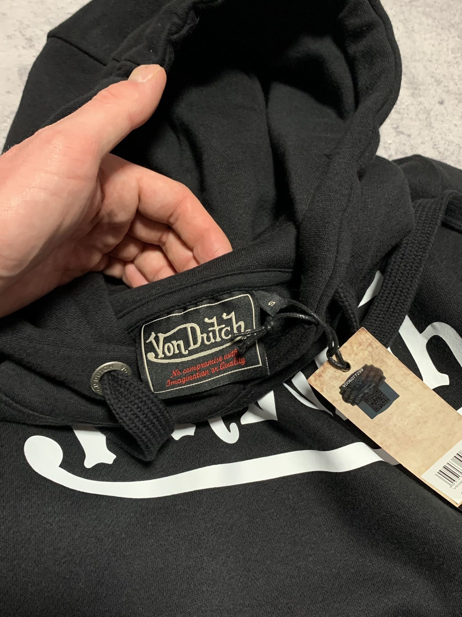 Von Dutch NEW!!! Von Dutch Black Hoodie Mens S Size US S / EU 44-46 / 1 - 6 Thumbnail