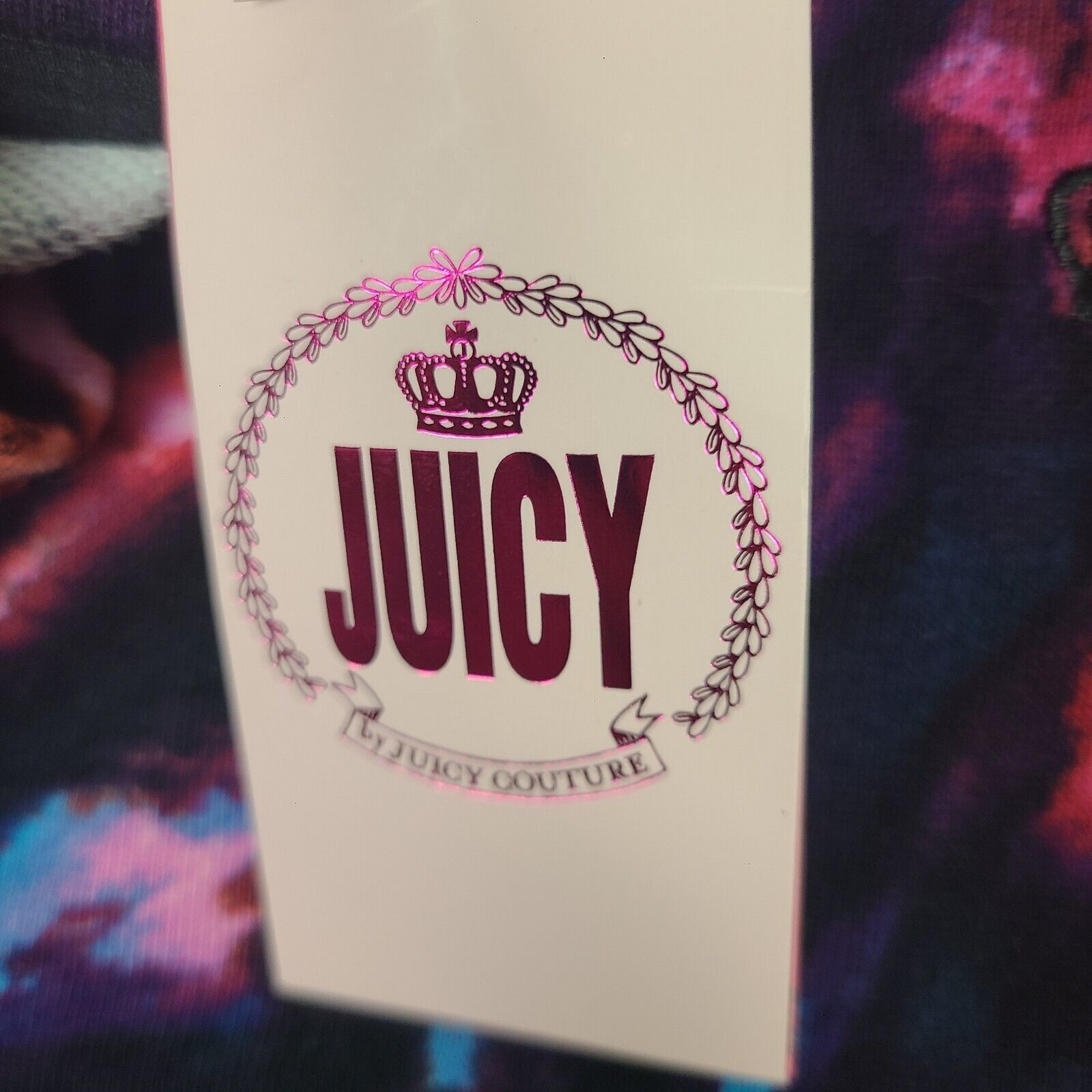 Juicy Couture Juicy By Juicy Coture Tie Dye Swirl Black Longsleeve Shirt S Size S / US 4 / IT 40 - 7 Thumbnail