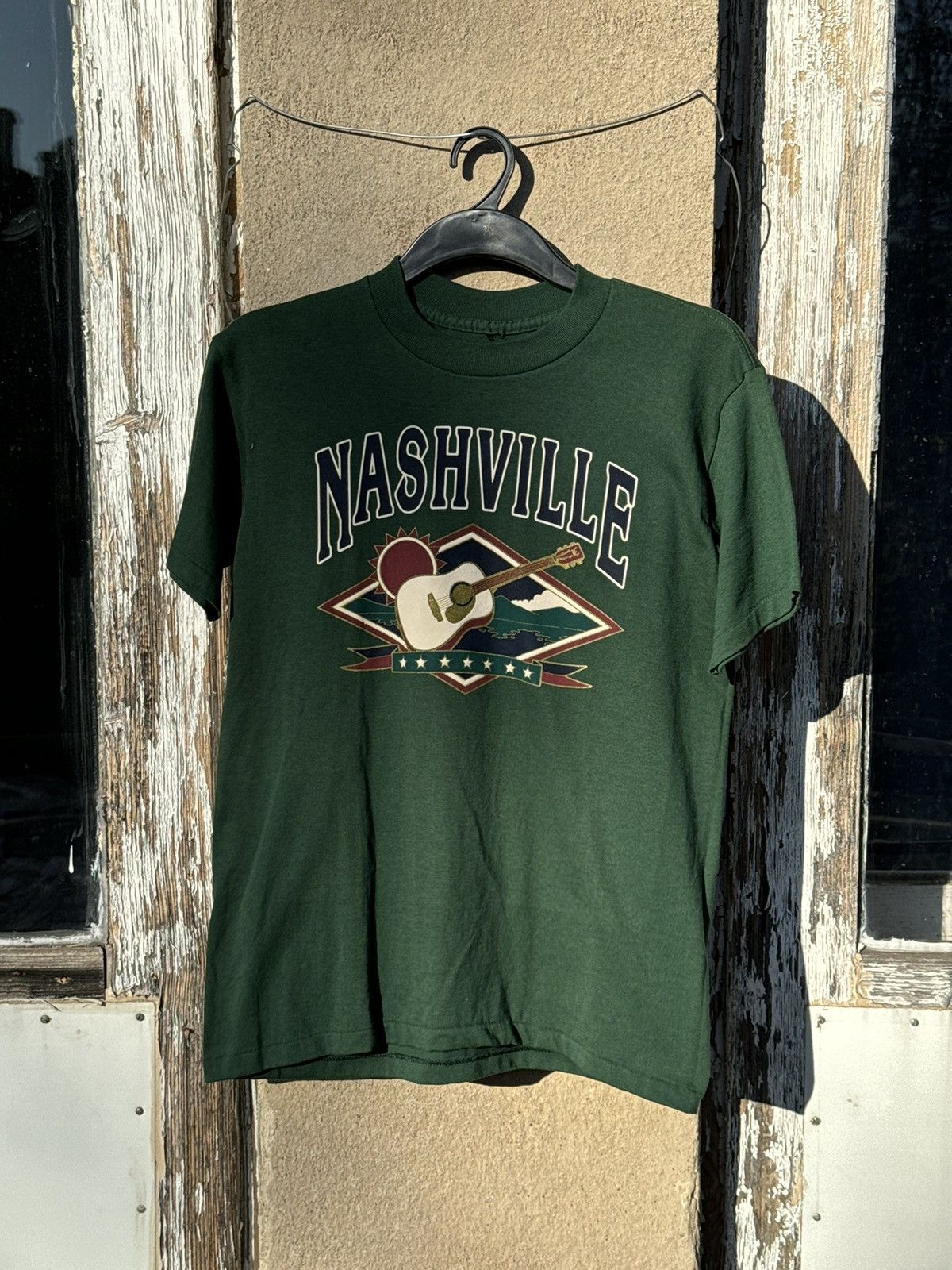 Vintage Vintage 90's single stitch nashville tshirt Size US M / EU 48-50 / 2 - 1 Thumbnail