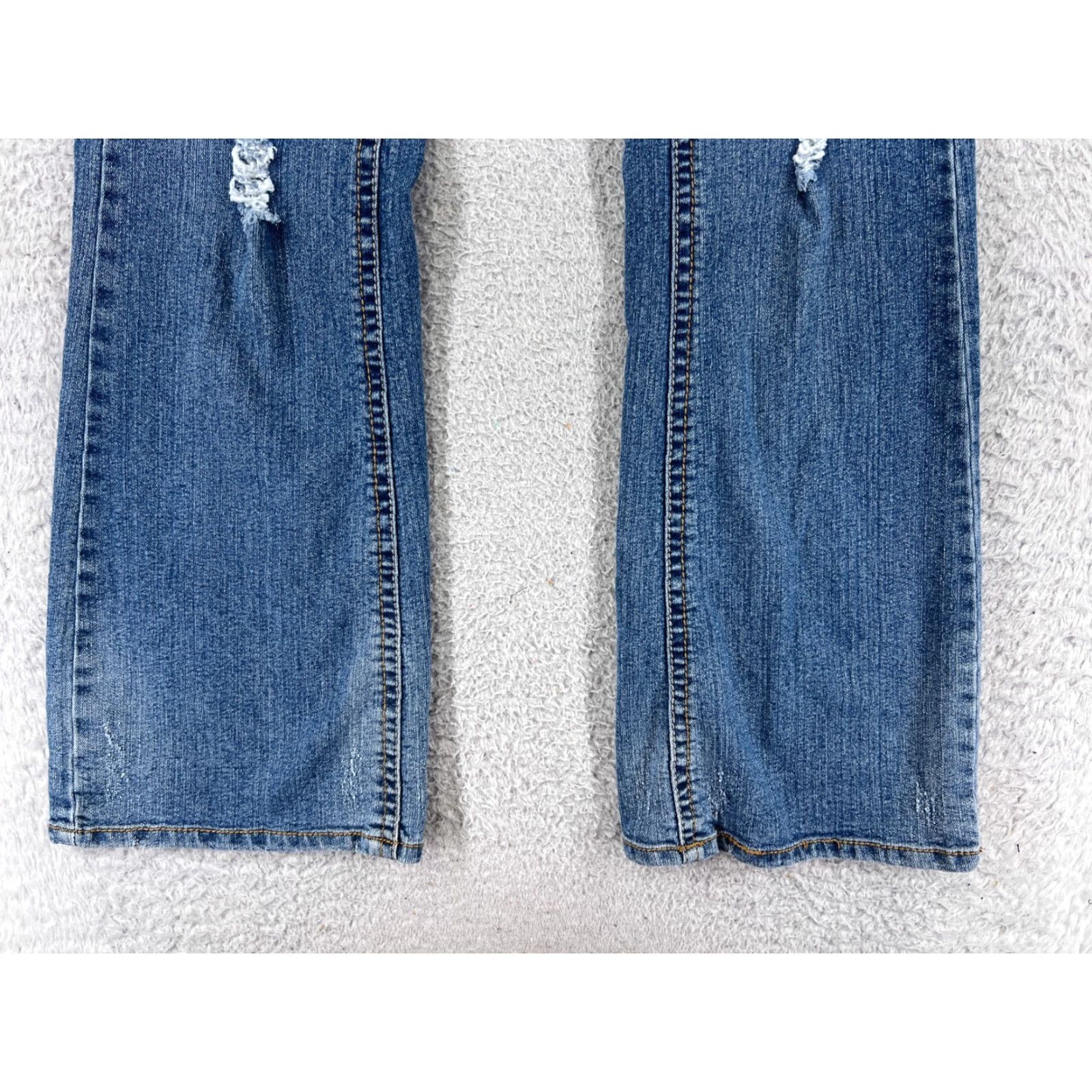 Vintage Paris Blues Jeans Womens 32x30 Blue Denim Flared 15 Regular 5-Pocket Comfort Stretch Cotton Blend Denim Jeans (Medium Wash) Womens Size 36" / US 14 / IT 50 - 2 Thumbnail