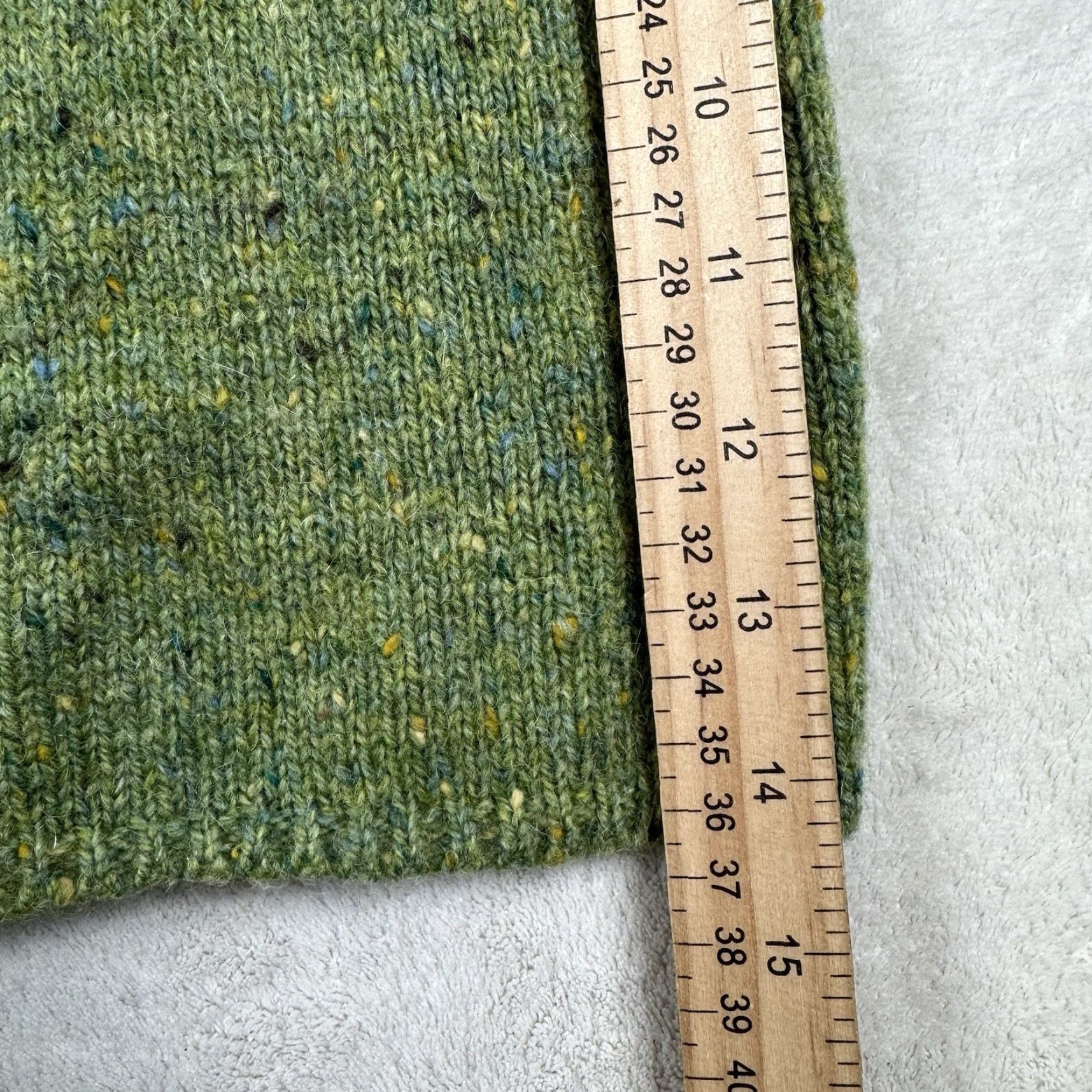 Vintage VINTAGE L.L. Bean Women's Sweater Turtleneck Green Small Pullover Mohair Lambswool Blend Shirt? Size S / US 4 / IT 40 - 6 Thumbnail