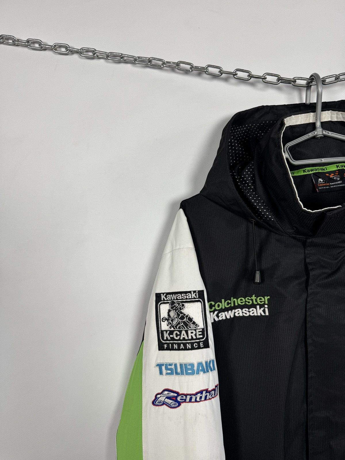 Vintage Men’s Vintage Colchester Kawasaki Racing Jacket MSS XL Size US XL / EU 56 / 4 - 4 Thumbnail