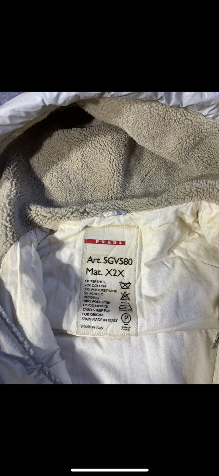 Prada Prada Silver Astro Moto Puffer Coat Size US M / EU 48-50 / 2 - 17 Thumbnail