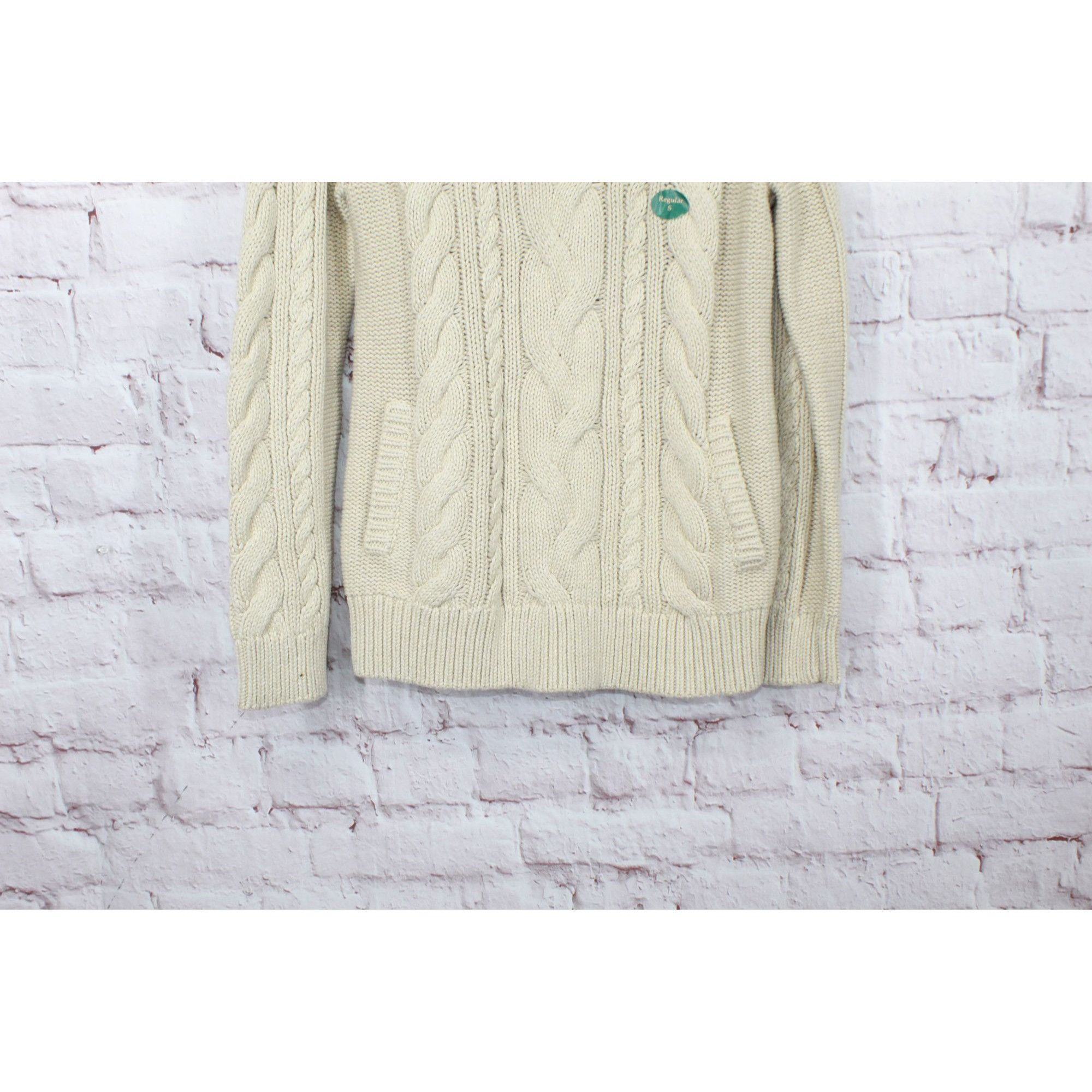 L.L. Bean LL Bean Women's Double L Mixed Cable Sweater Funnelneck Size S / US 4 / IT 40 - 3 Thumbnail