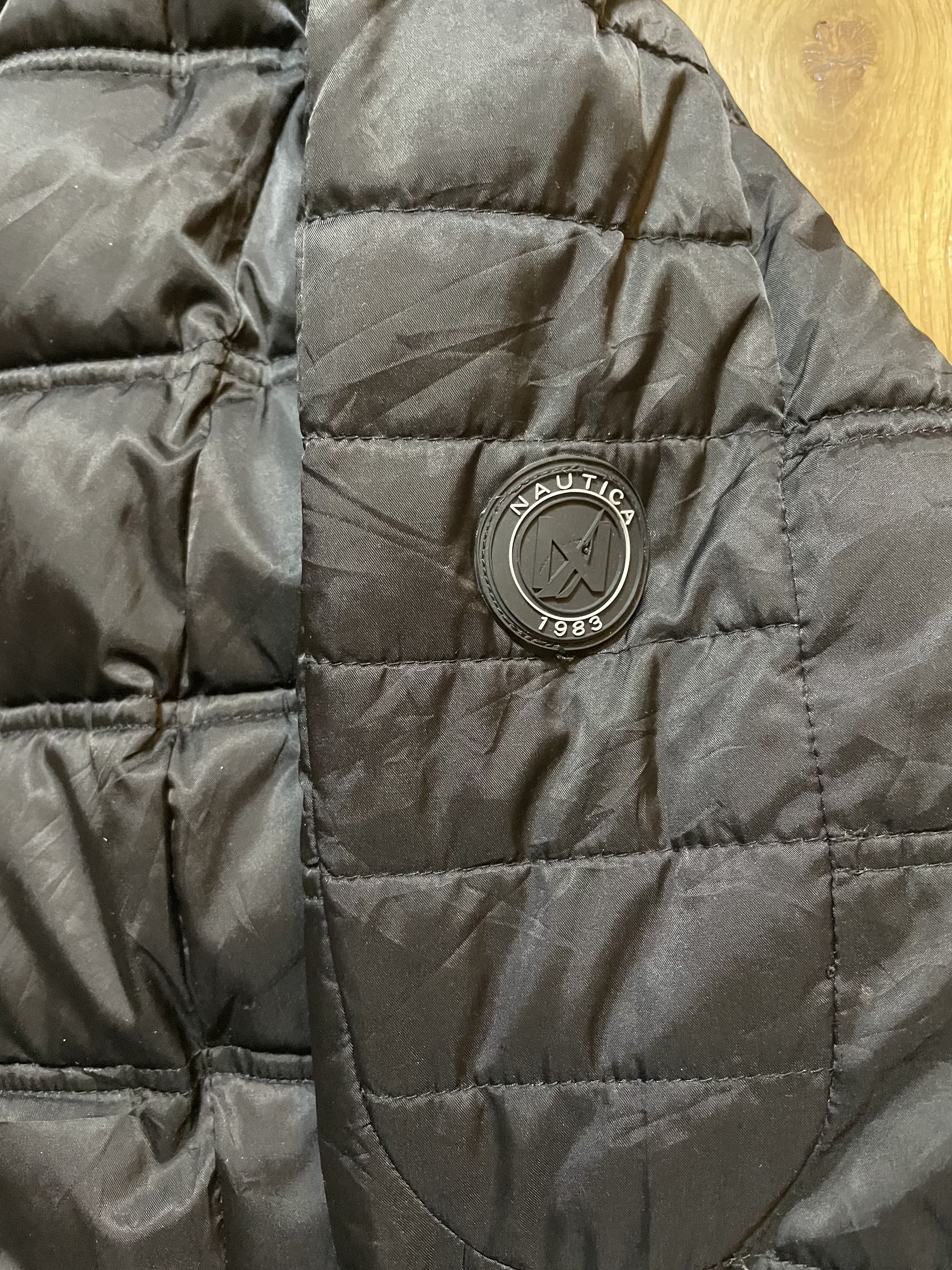 Nautica Black Nautica Quilted Hooded Puffer Jacket Size L / US 10 / IT 46 - 5 Thumbnail