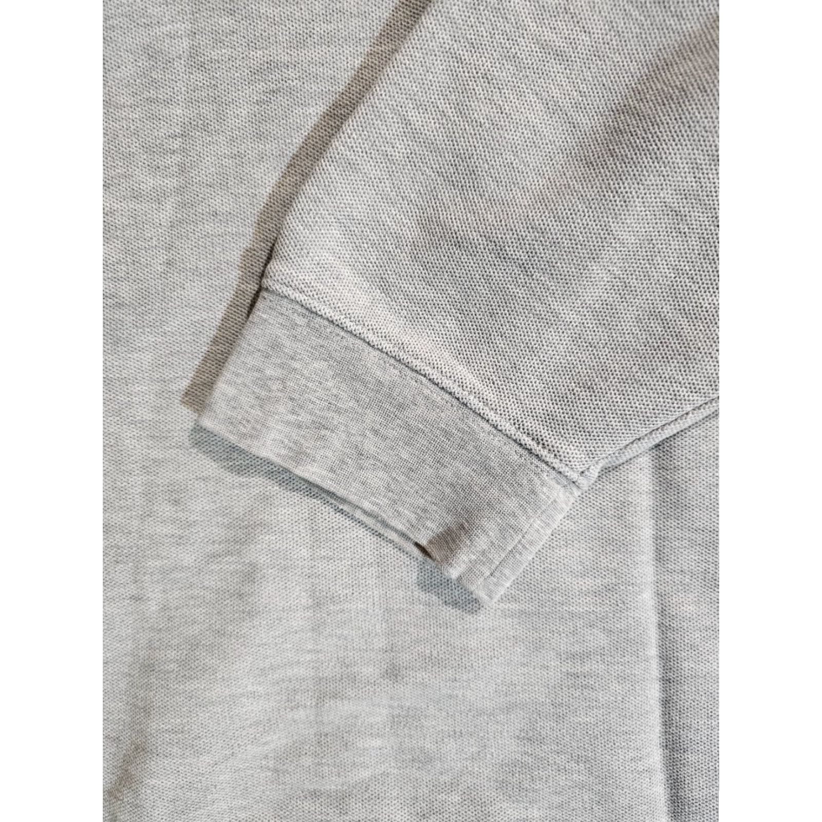 Vintage L.L. Bean Polo Shirt Heather Gray Long Sleeve Classic Fit Men 2XL Regular Cotton Logo Outdoor Hunting Fishing Hiking Activewear Casual Formal Size US XXL / EU 58 / 5 - 5 Thumbnail