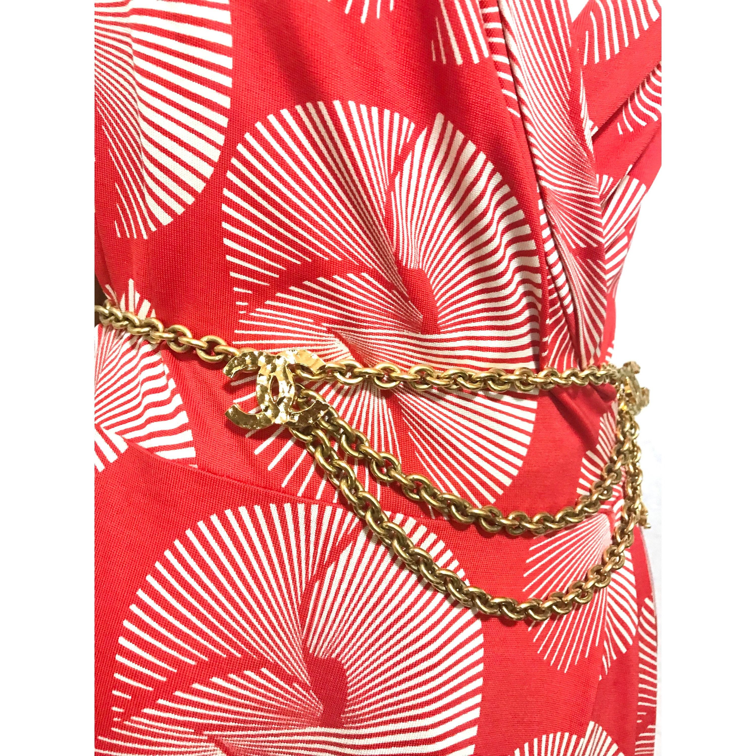 Chanel Vintage CHANEL gold chain belt with triple layer chains Size ONE SIZE - 4 Thumbnail