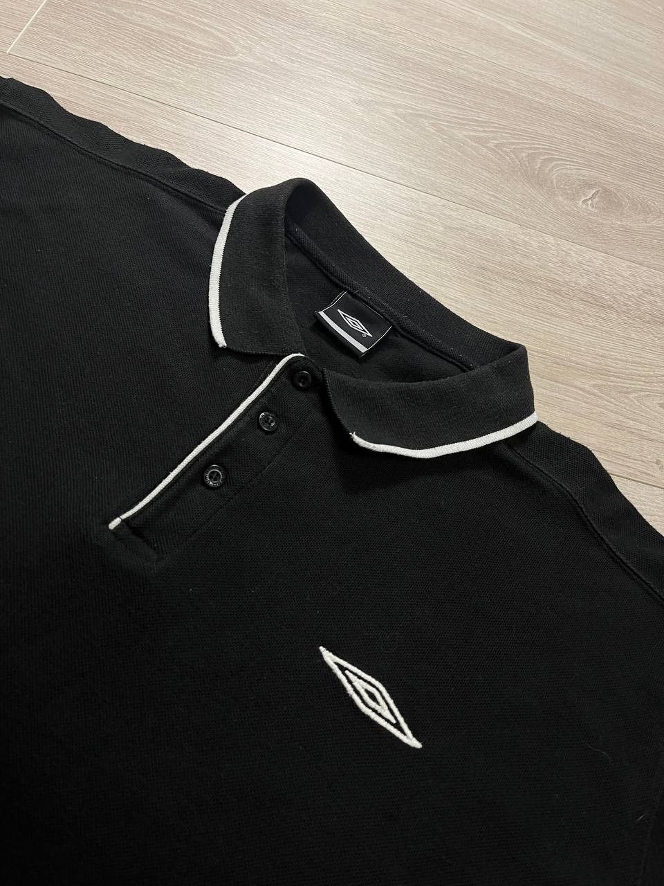 Umbro vintage black polos Umbro 2000s 90s Size US L / EU 52-54 / 3 - 2 Thumbnail