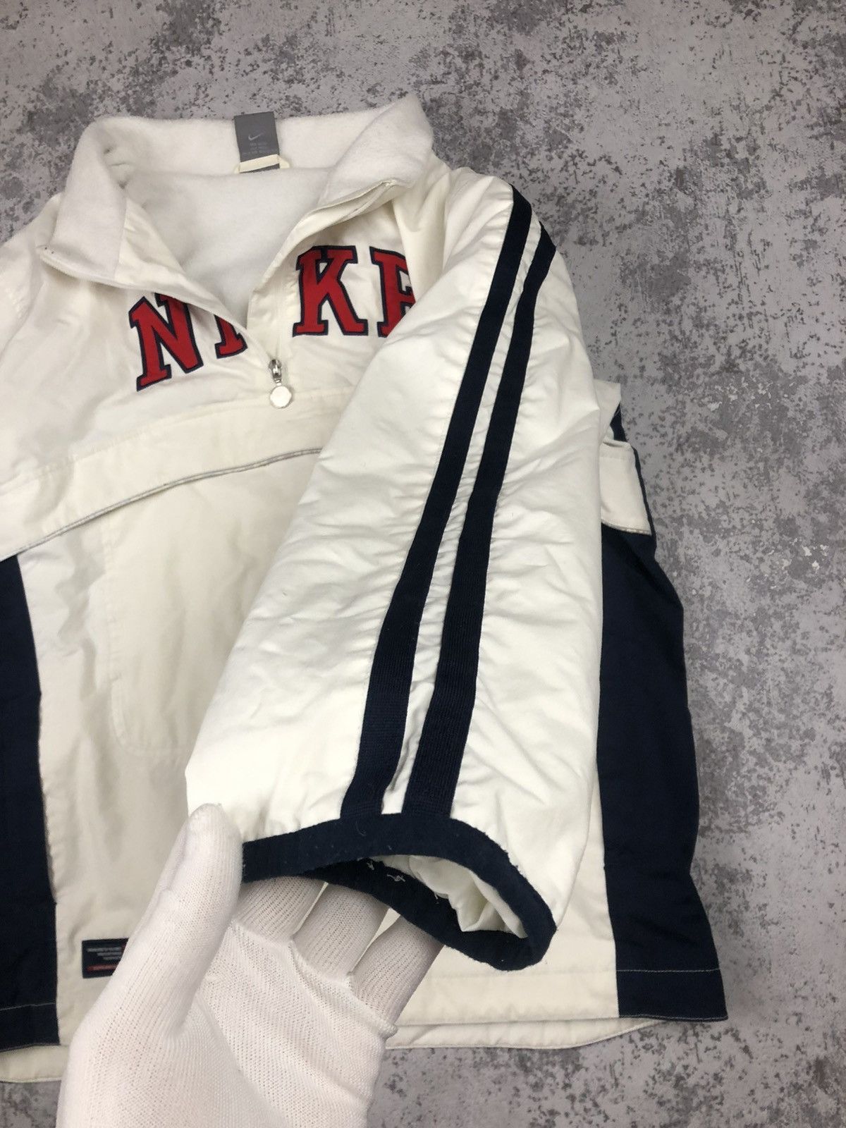 Nike Nike Vintage Anorak Fleece Jacket Reflective Size US S / EU 44-46 / 1 - 8 Thumbnail