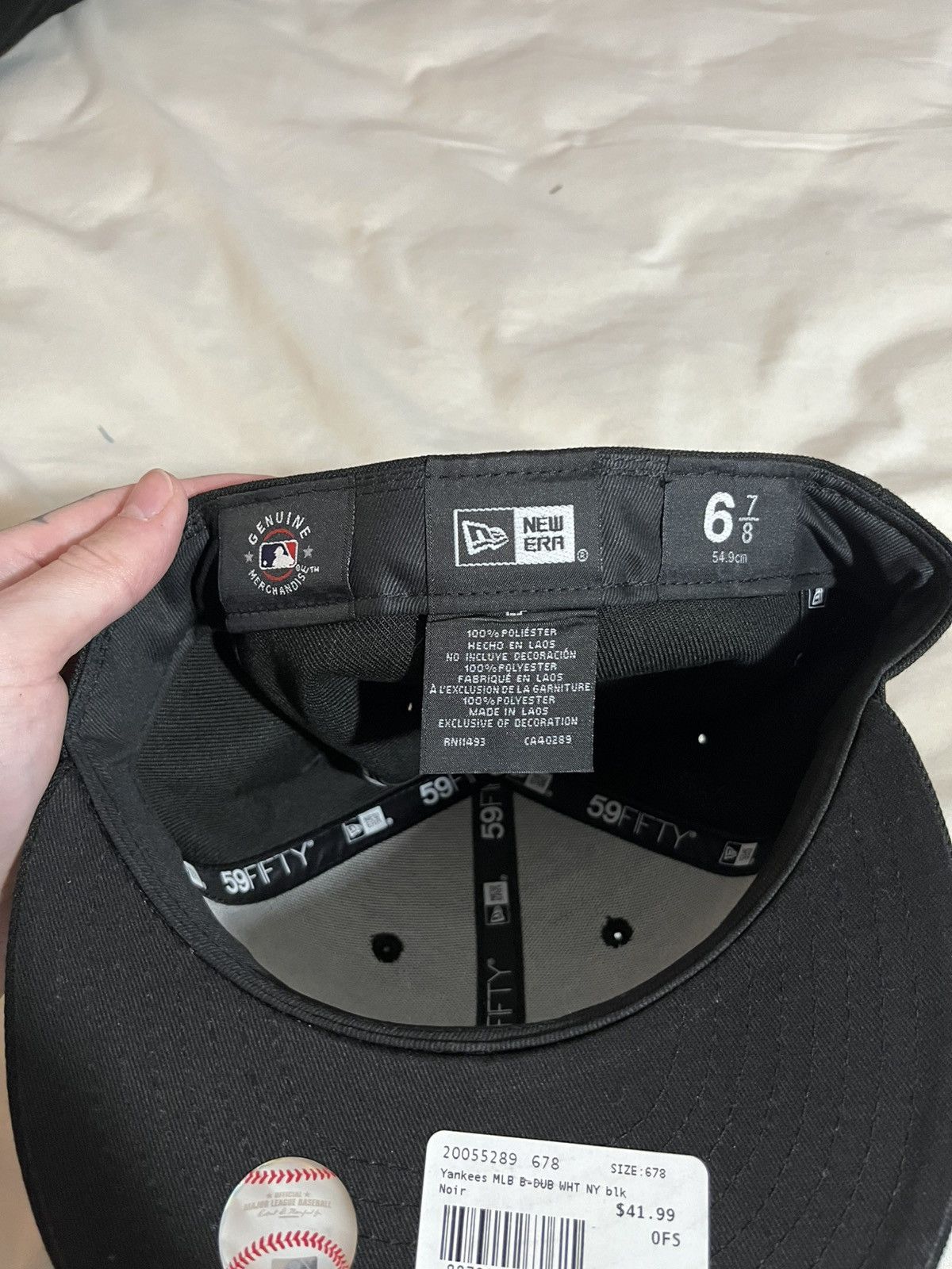 New York Yankees Ny yankees fitted hat 59fifty size 6 7/8 Size ONE SIZE - 5 Thumbnail