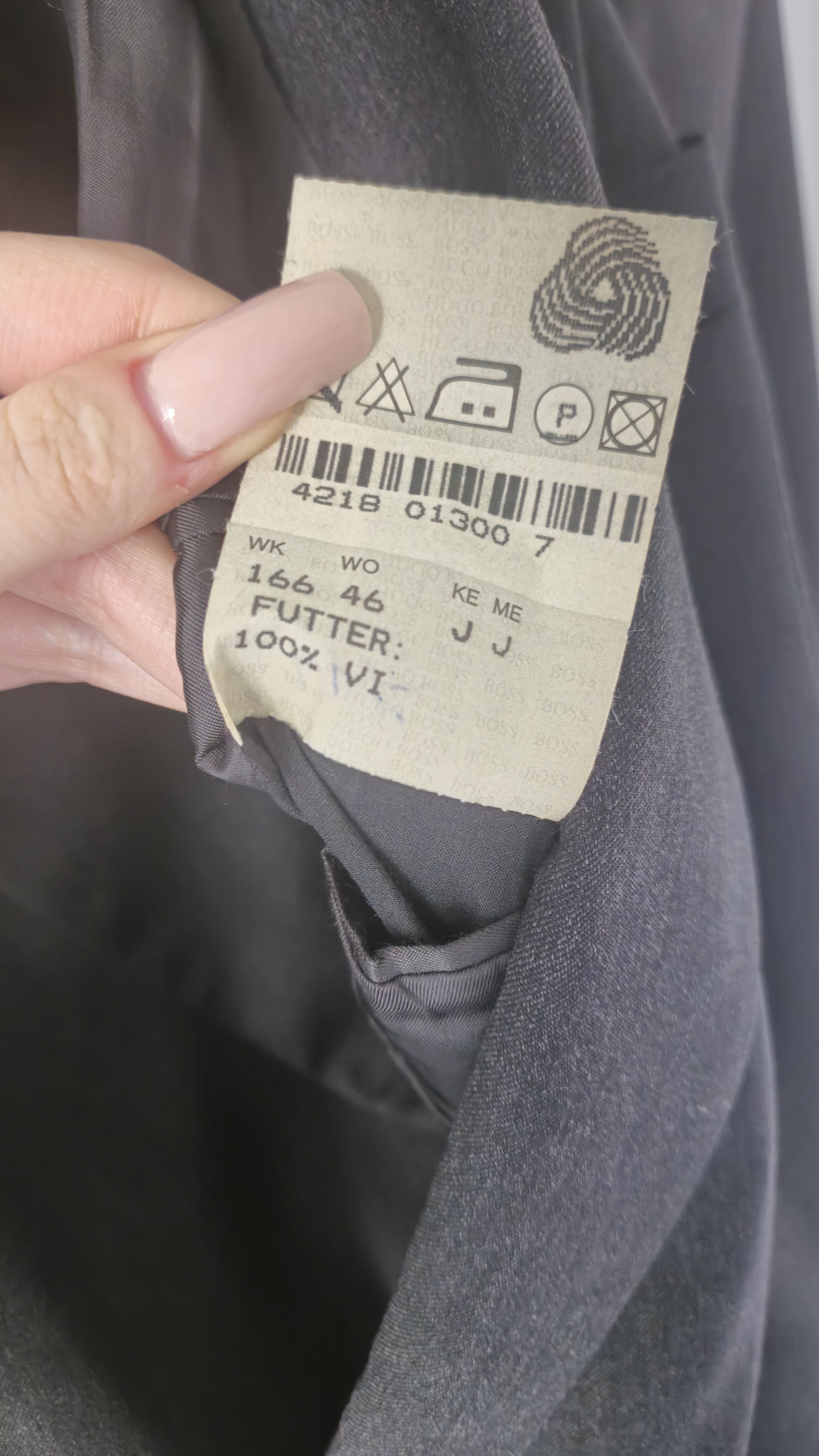 Hugo Boss Vintage Rare Luxury Woll Jacket HugoBossxHansen Akropolis Size 54L - 7 Thumbnail