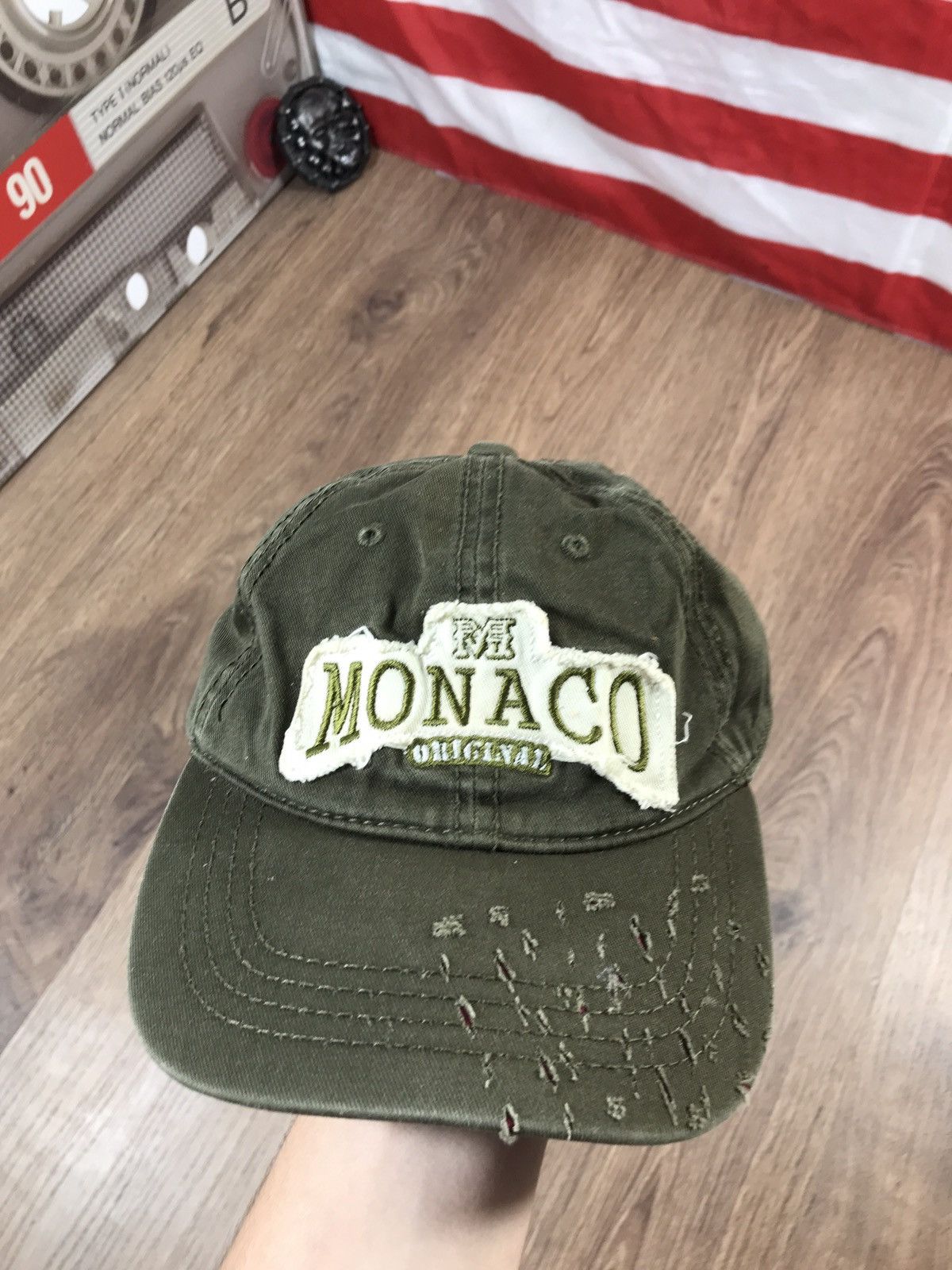 Japanese Brand × Vintage Vintage Monaco Original Cap Size ONE SIZE - 1 Thumbnail