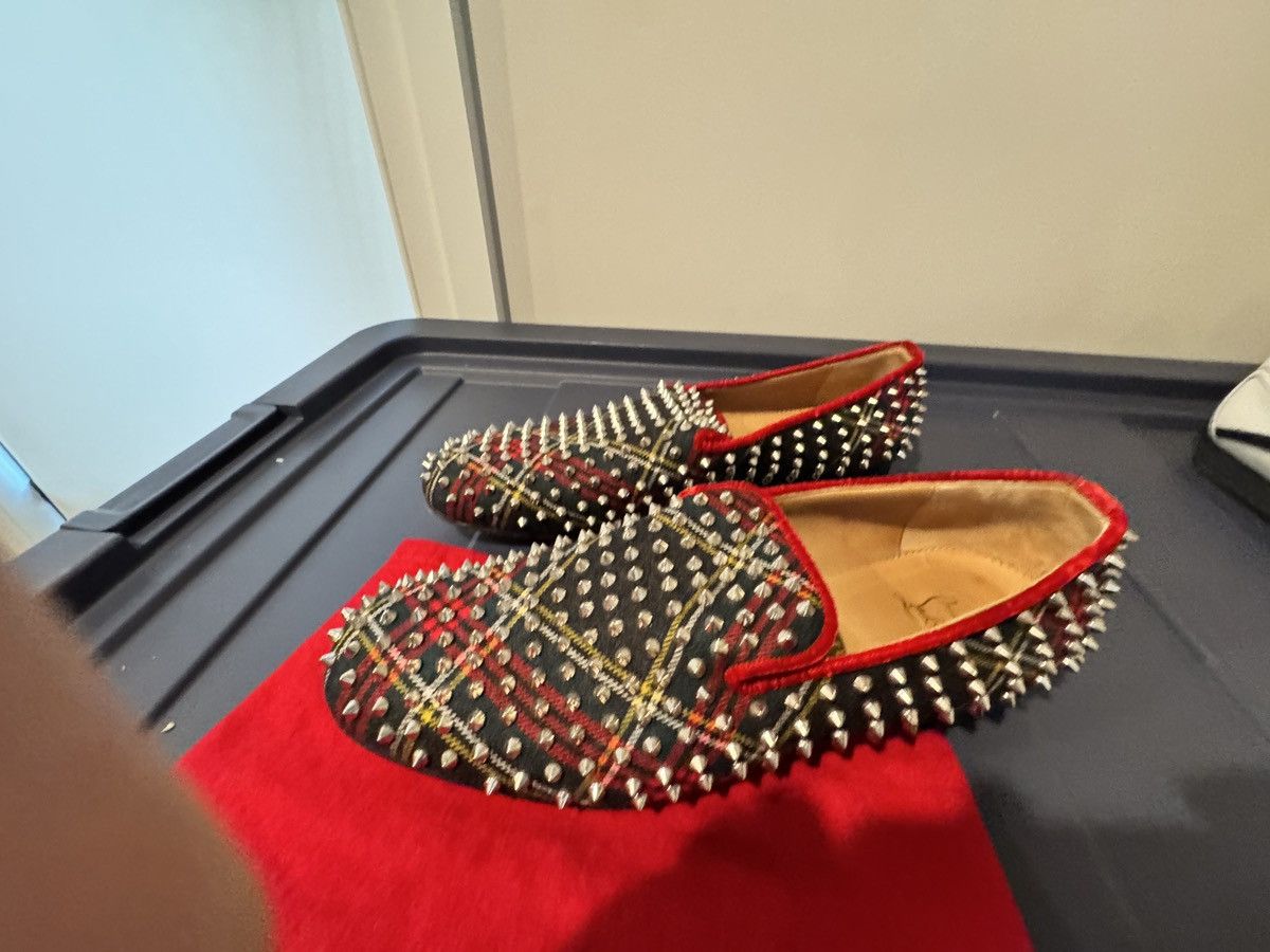 Christian Louboutin LOUBOUTIN MENS SPIKE LOAFERS Size US 13 / EU 46 - 2 Thumbnail