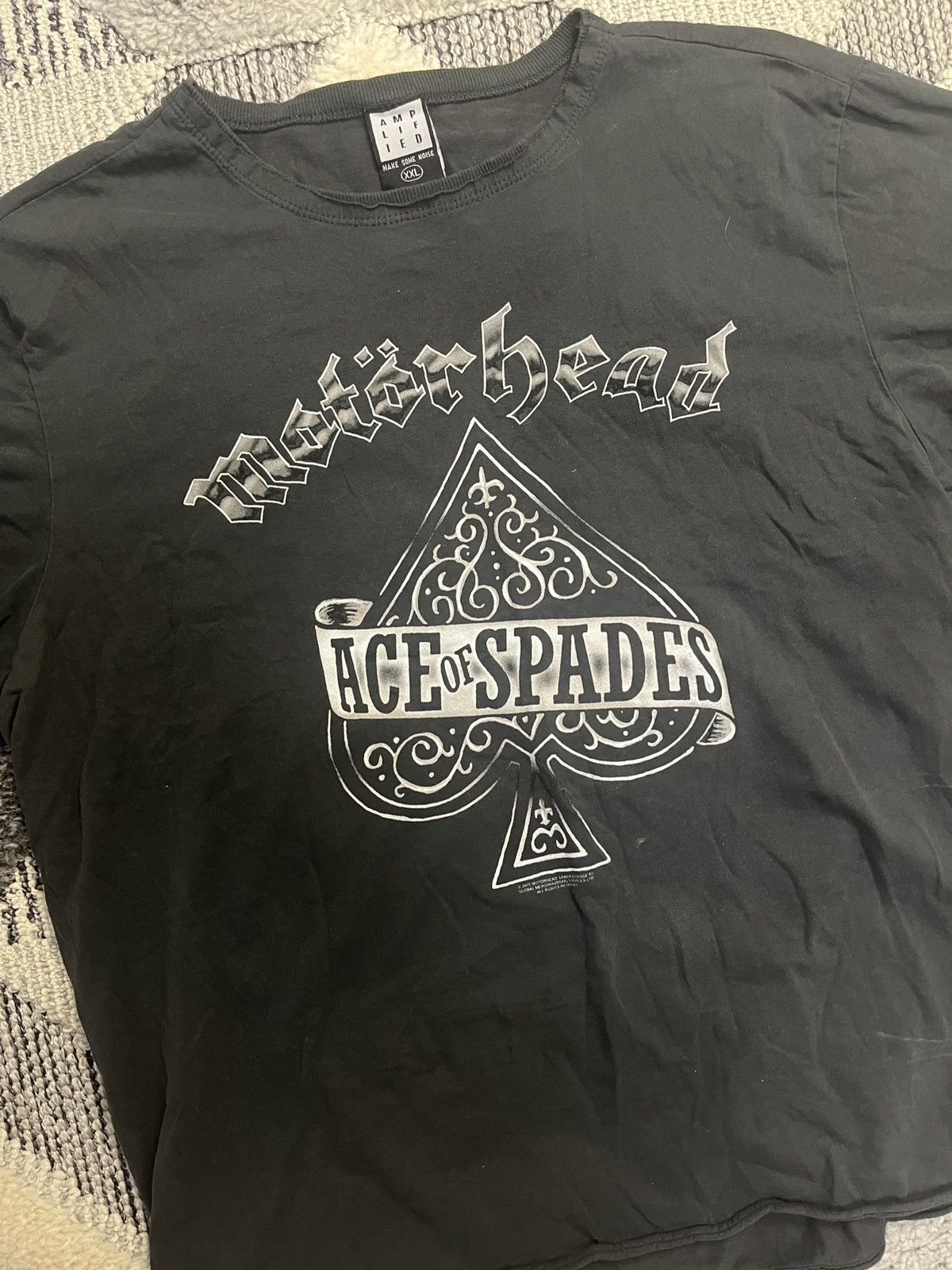 Amplified × Vintage MOTÖRHEAD ACE OF SPADES T SHIRT Size US XL / EU 56 / 4 - 2 Thumbnail