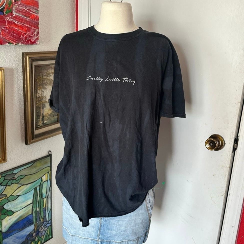 Other pretty little thing tie dye black shirt Size M / US 6-8 / IT 42-44 - 1 Thumbnail