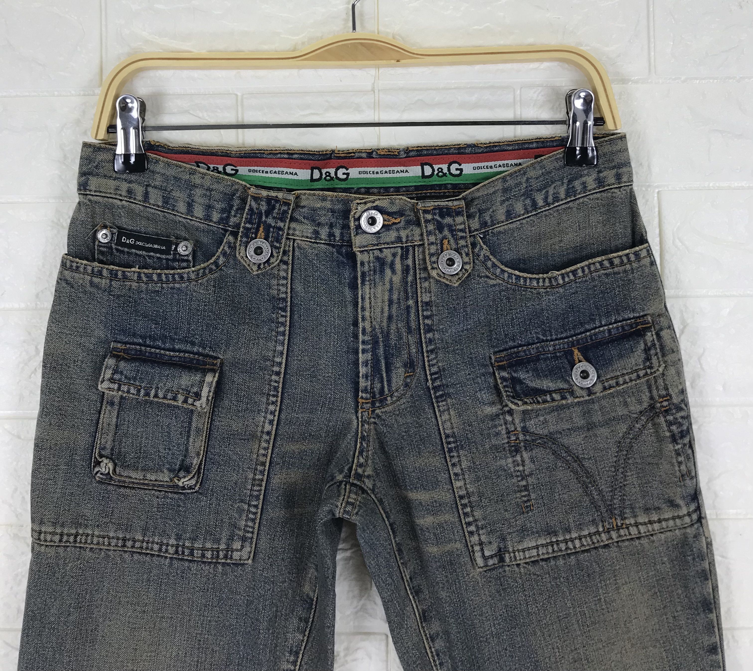 Dolce & Gabbana Vintage Dolce & Gabbana Mud Wash Stylish Jeans Size 28" / US 6 / IT 42 - 2 Thumbnail