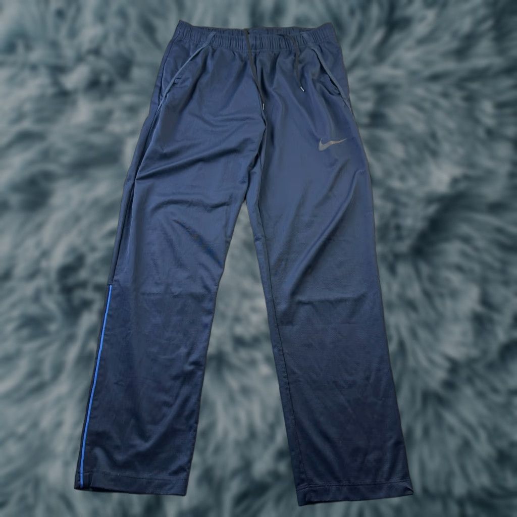 Nike Pants Mens Medium Blue Sweatpants Lightweight Dri Fit Epic Knit Training