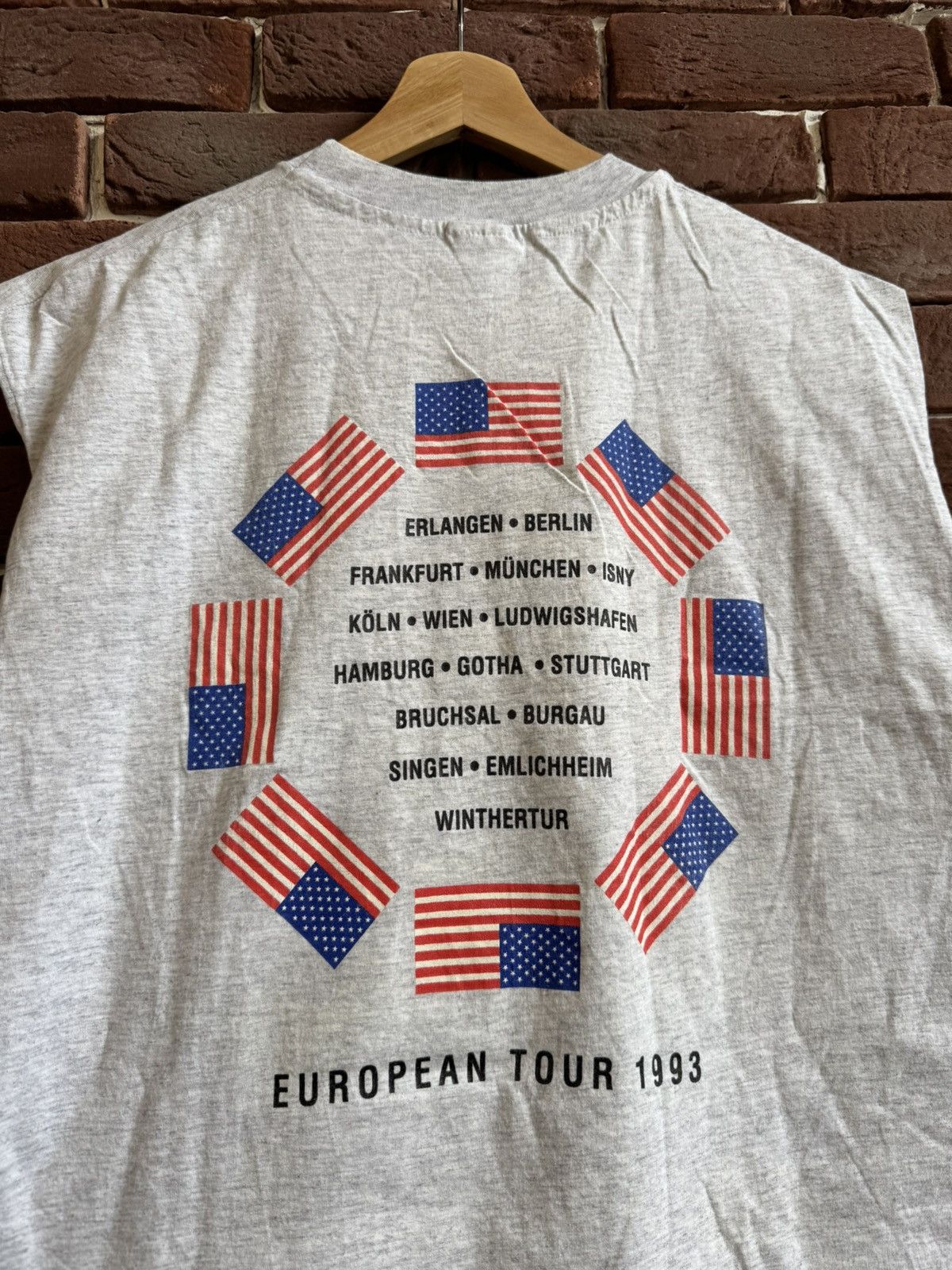 Band Tees Vintage 1990 Survivor European Tour 90s XL Rock Band Tee 90s Size US XL / EU 56 / 4 - 7 Thumbnail