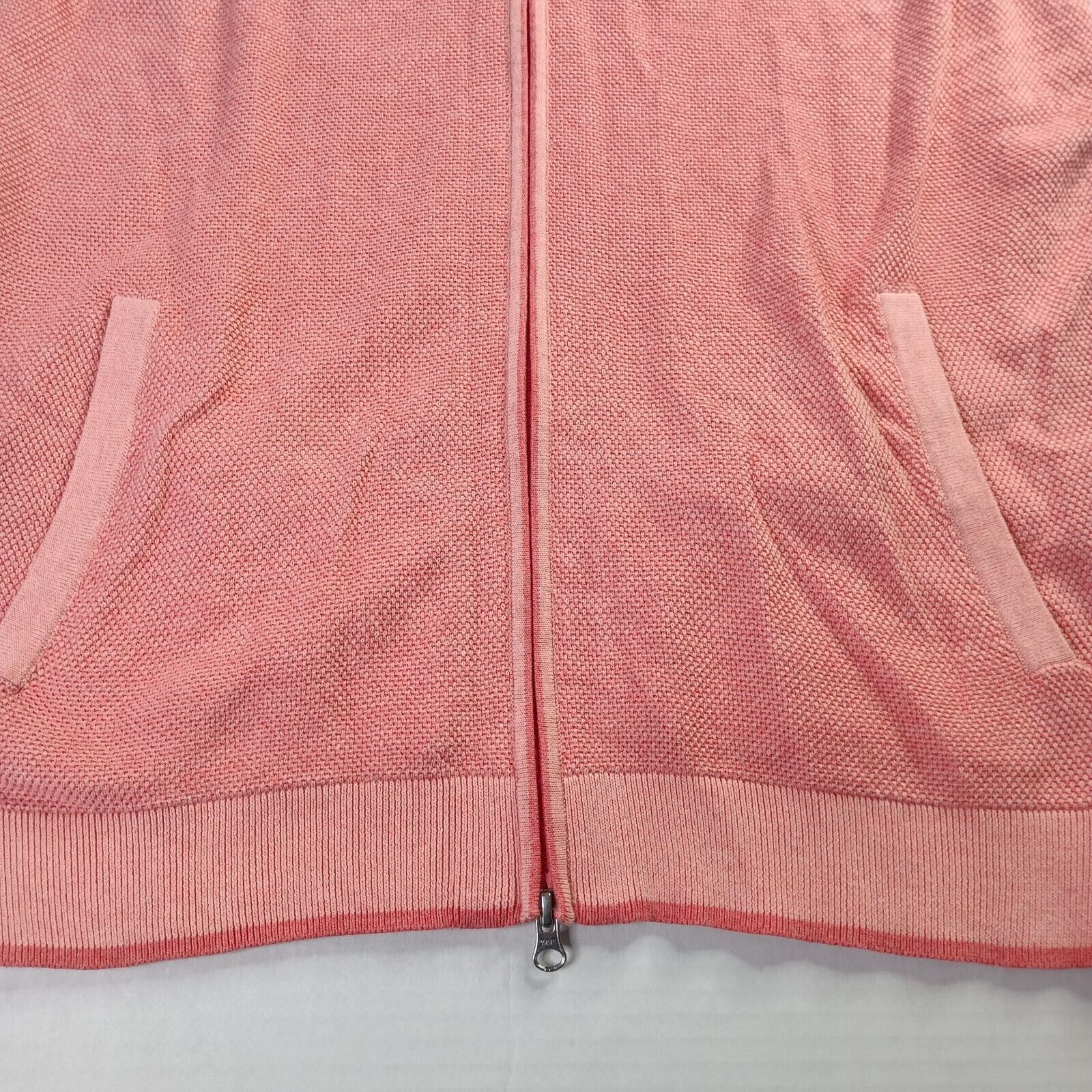 Tommy Bahama Tommy Bahama Coolside Island Zone Full Zip Vest Men's L Pink Size US L / EU 52-54 / 3 - 2 Thumbnail