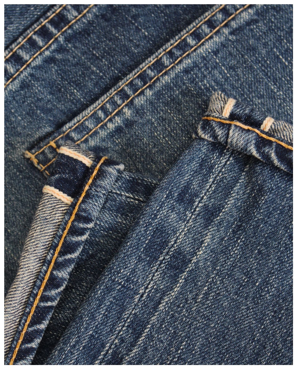 OMNIGOD 2000S OMNIGOD JAPAN WASHED SELVEDGE DENIM JEANS Size US 30 / EU 46 - 7 Thumbnail