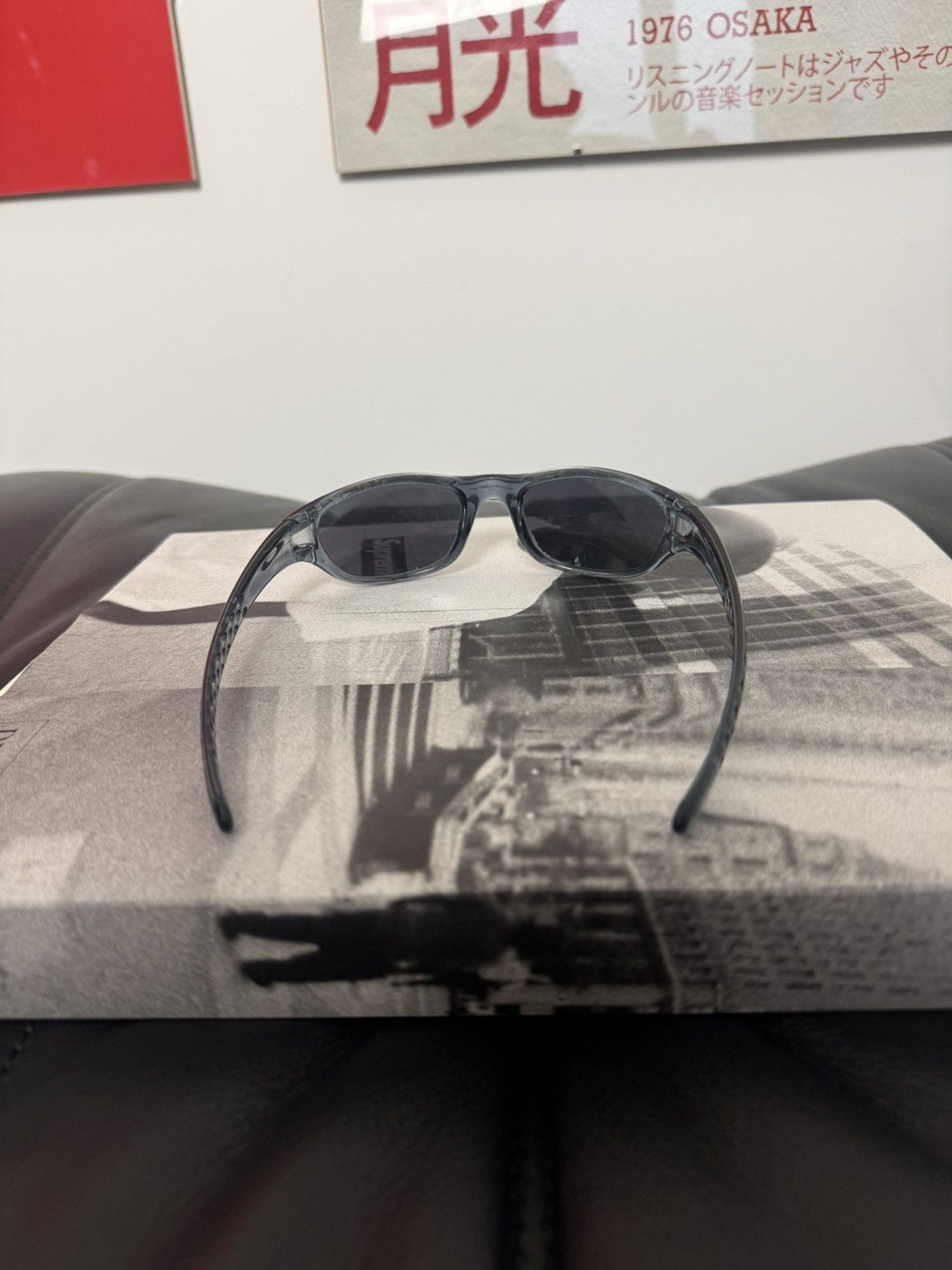 Vintage 90s Oakley Fives 1.0 Sunglasses Rare Transparent