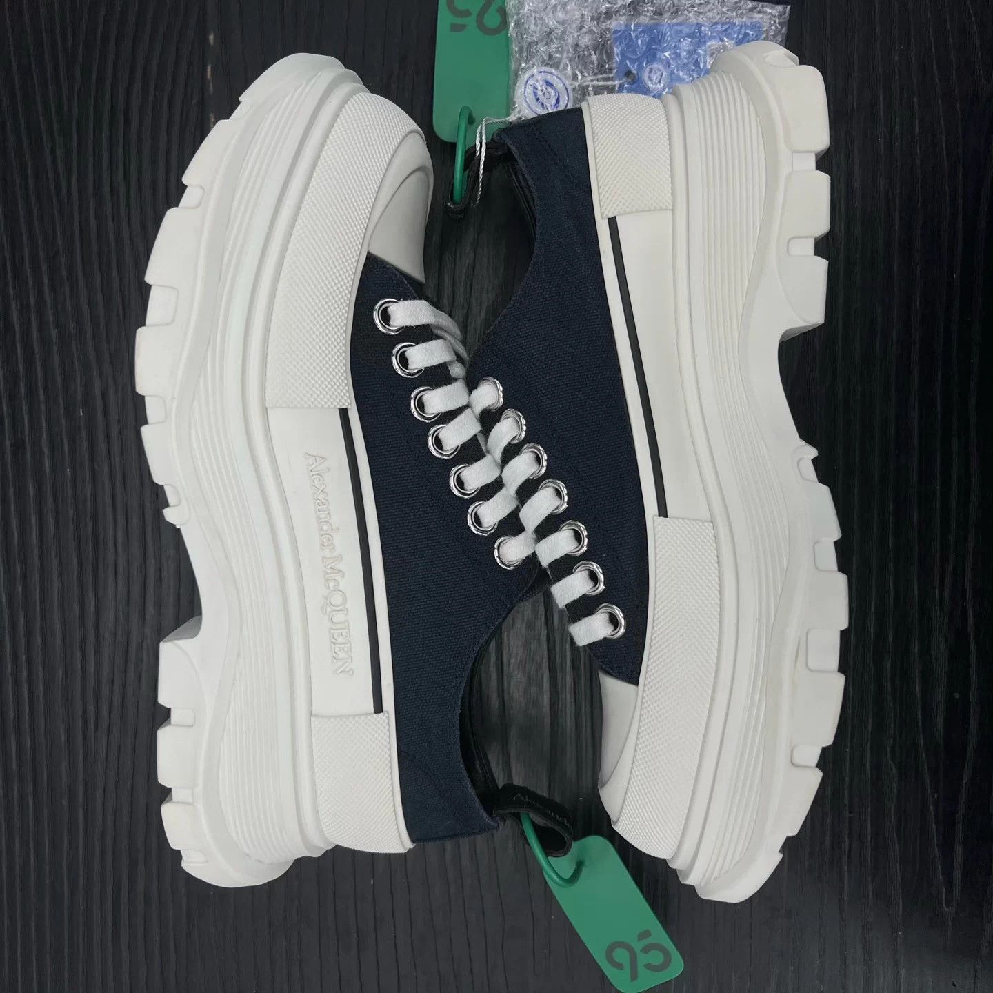 Alexander McQueen McQueen Black & White Martin Boots Near New 37 Size US 6 / IT 36 - 2 Thumbnail