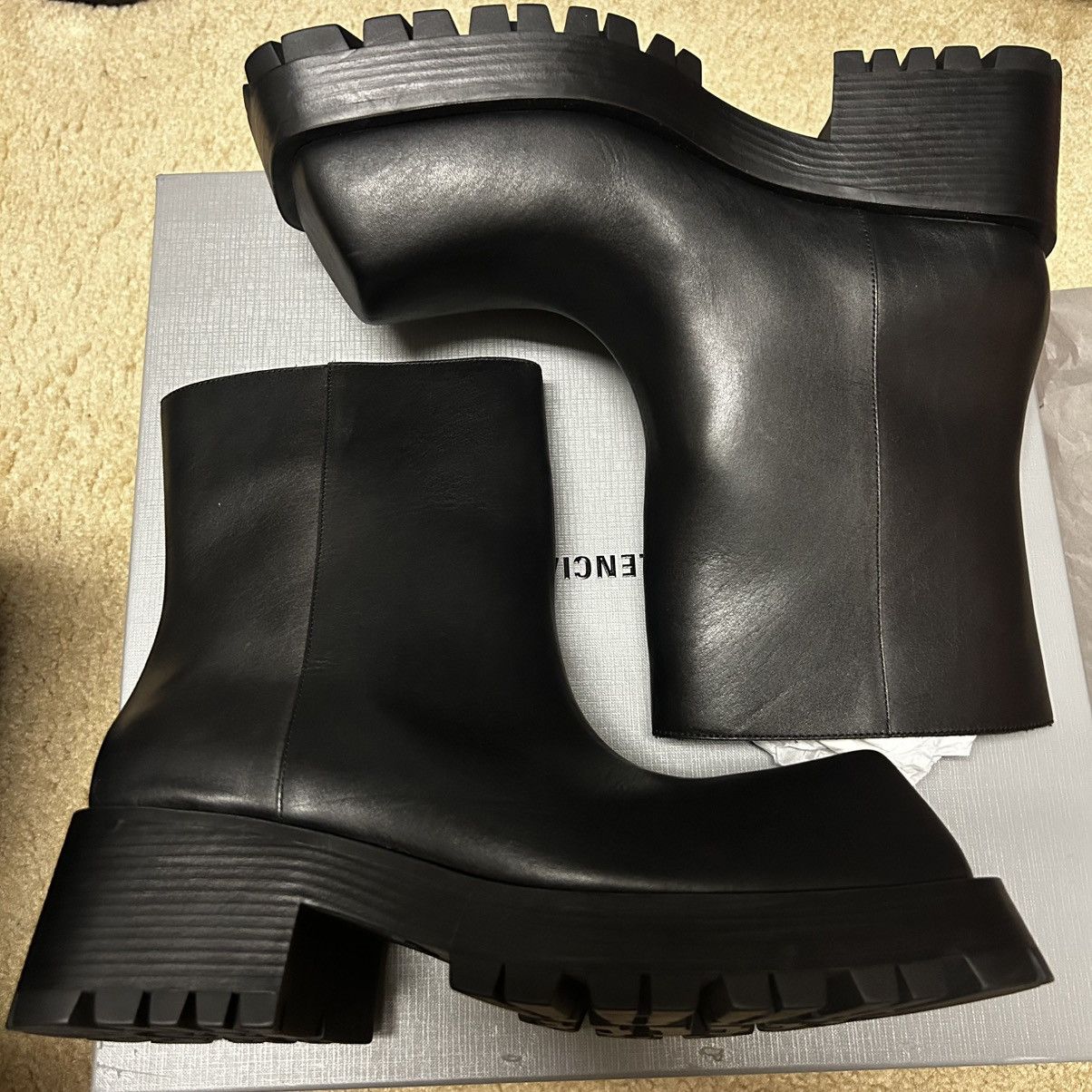 BALENCIAGA TROOPER BOOTIE CALFSKIN 43