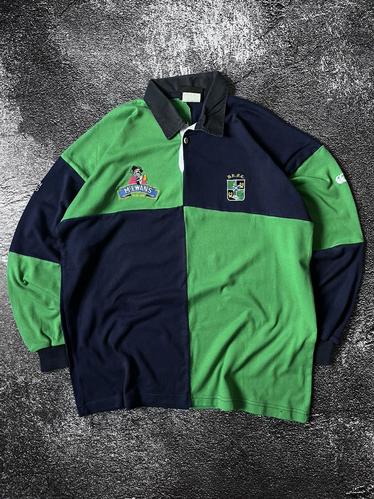 Canterbury of New Zealand Rare Scotland Rugby Mc Ewan’s Cotton Oxford Long Sleeve XL Size US XL / EU 56 / 4 - 1 Thumbnail