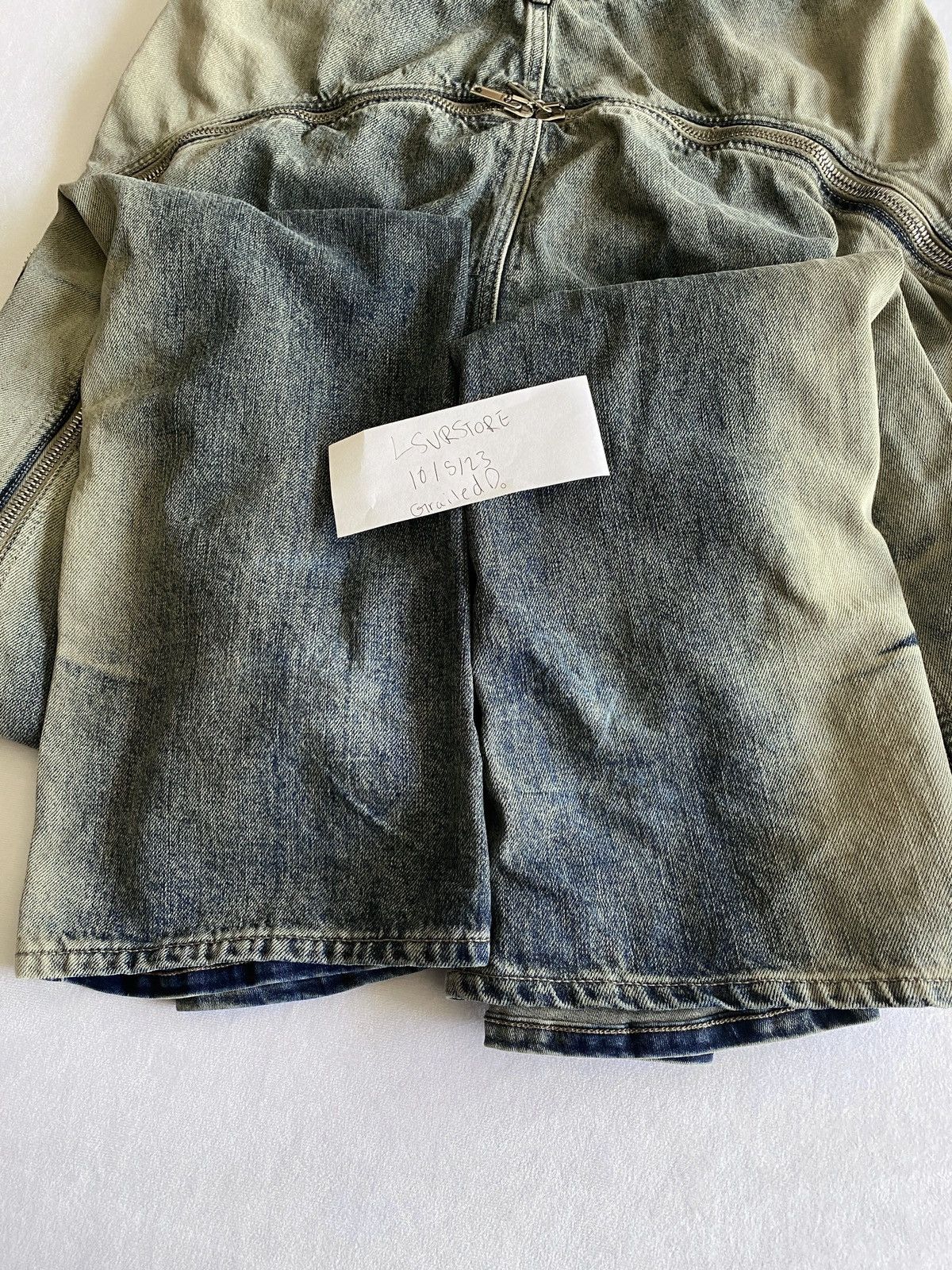 Rick Owens × Rick Owens Drkshdw Rick Owens DRKSHDW Bolan Banana Zip Jean Minearl Pearl 32 Size US 32 / EU 48 - 7 Thumbnail