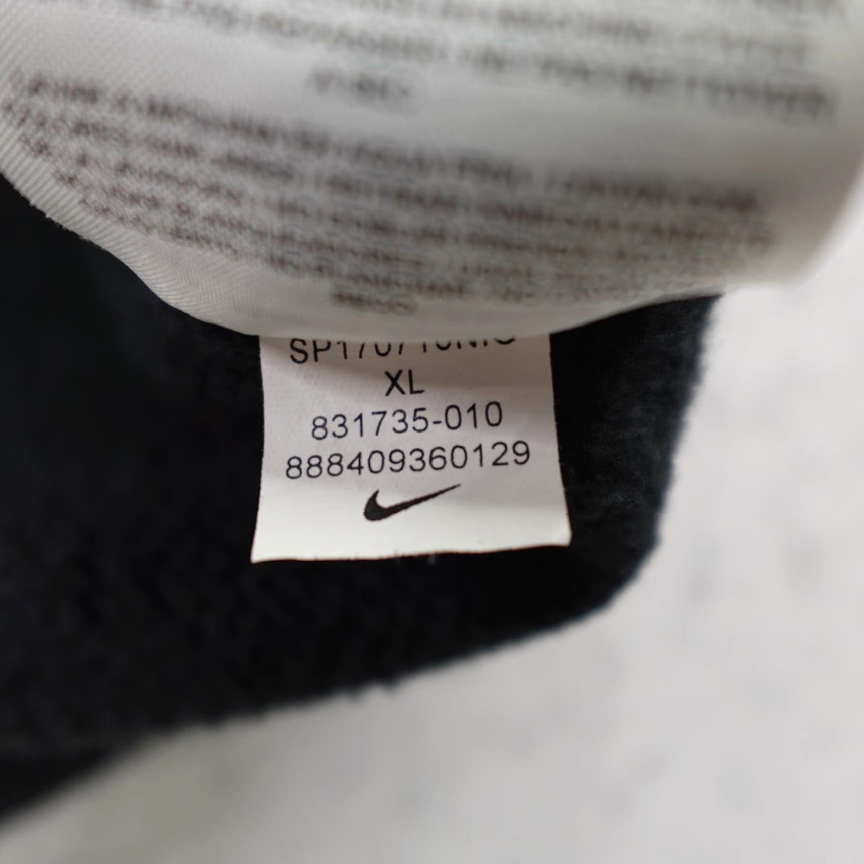 Nike Nike Jacket Womens XL Black NSW Rally Bomber Full Zip Snap-Front Pockets Fleece Mid-Length Casual Sportswear Women Size XL / US 12-14 / IT 48-50 - 6 Thumbnail