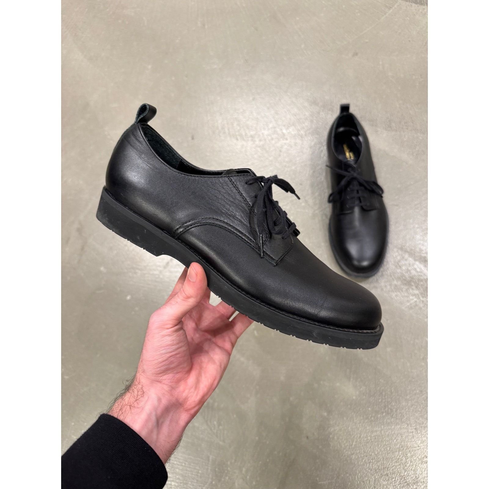 Comme des Garcons 2000s Comme des Garçons leather derby shoes Size US 11.5 / IT 41.5 - 4 Thumbnail