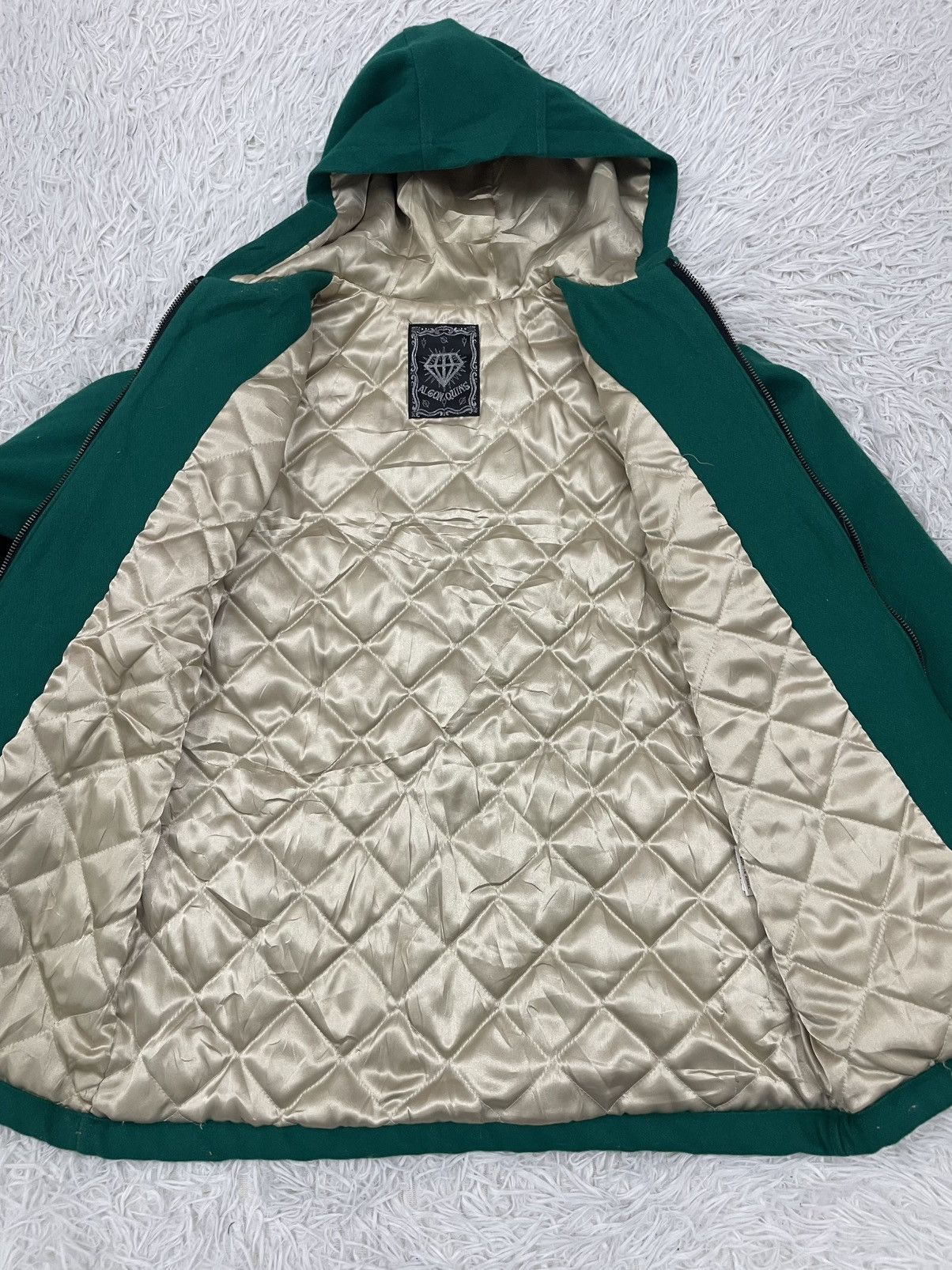 Japanese Brand Wool & Nylon Algonquins Jacket Hoodie Size S / US 4 / IT 40 - 6 Thumbnail