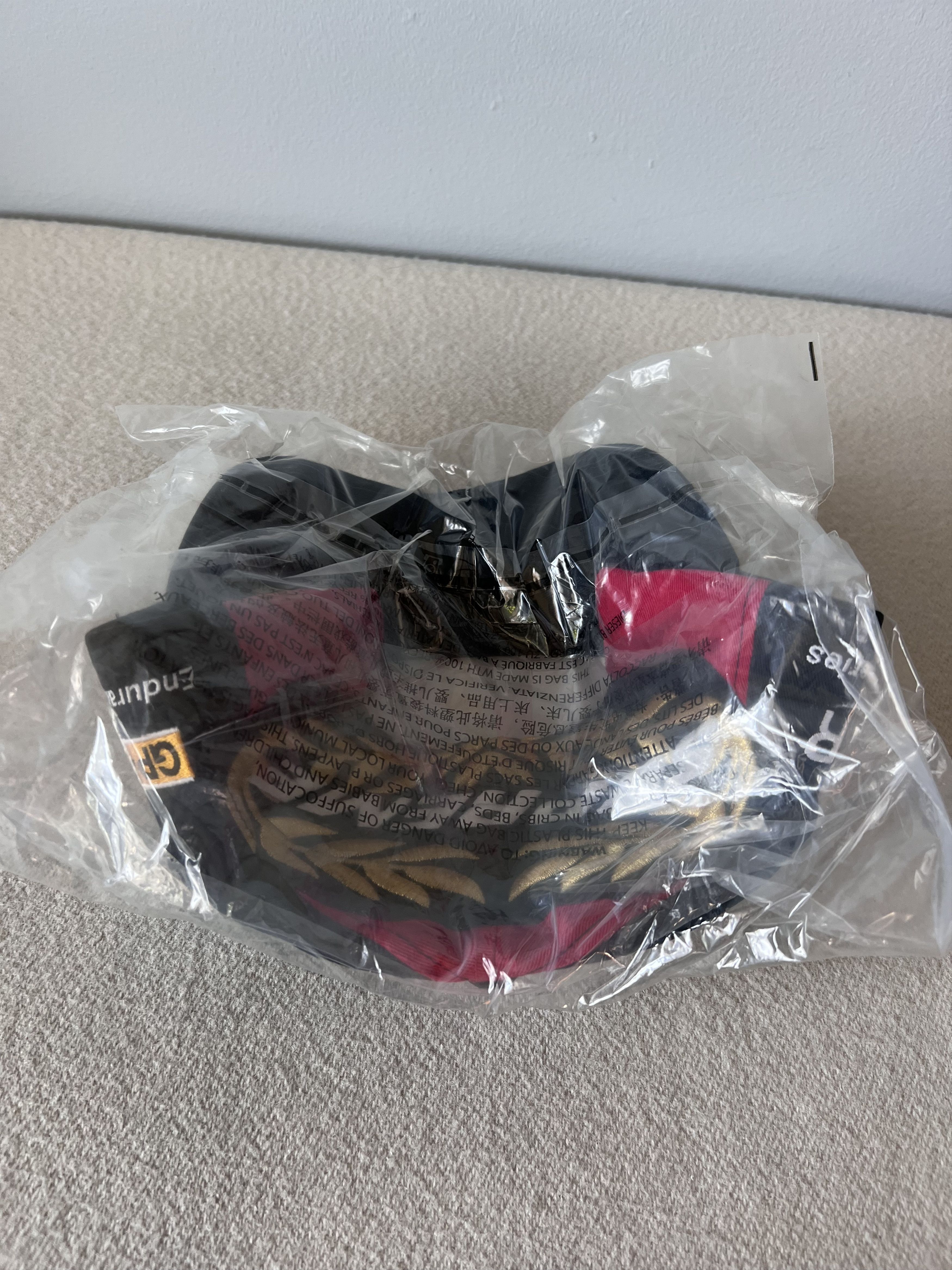 Supreme Supreme Endurance Series 6 Panel Hat in Black Size ONE SIZE - 3 Thumbnail