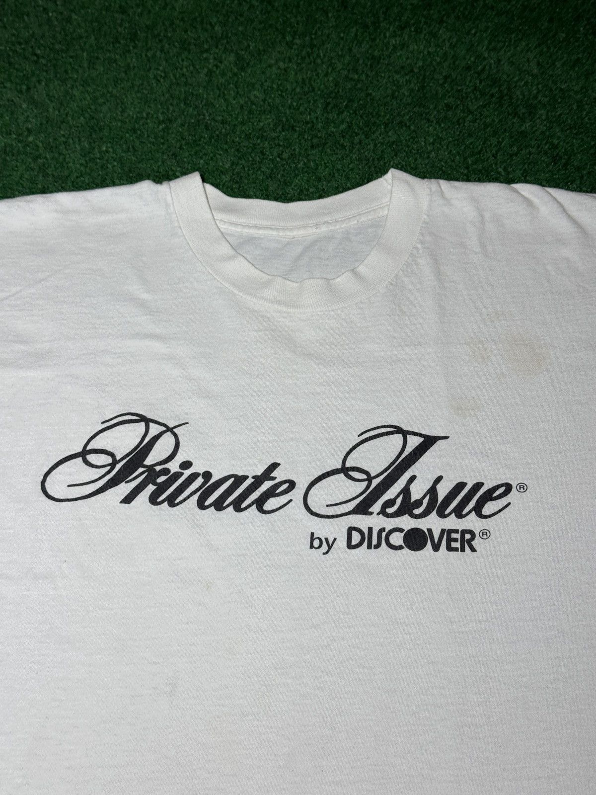 Vintage Private Issue Discover Credit Card Ringo Star Promo T Shirt Size US XL / EU 56 / 4 - 2 Thumbnail