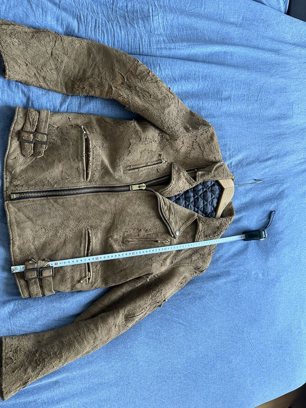 Blackmeans As new rare Blackmeans distressed tan Mens leather jacket Size US L / EU 52-54 / 3 - 25 Thumbnail