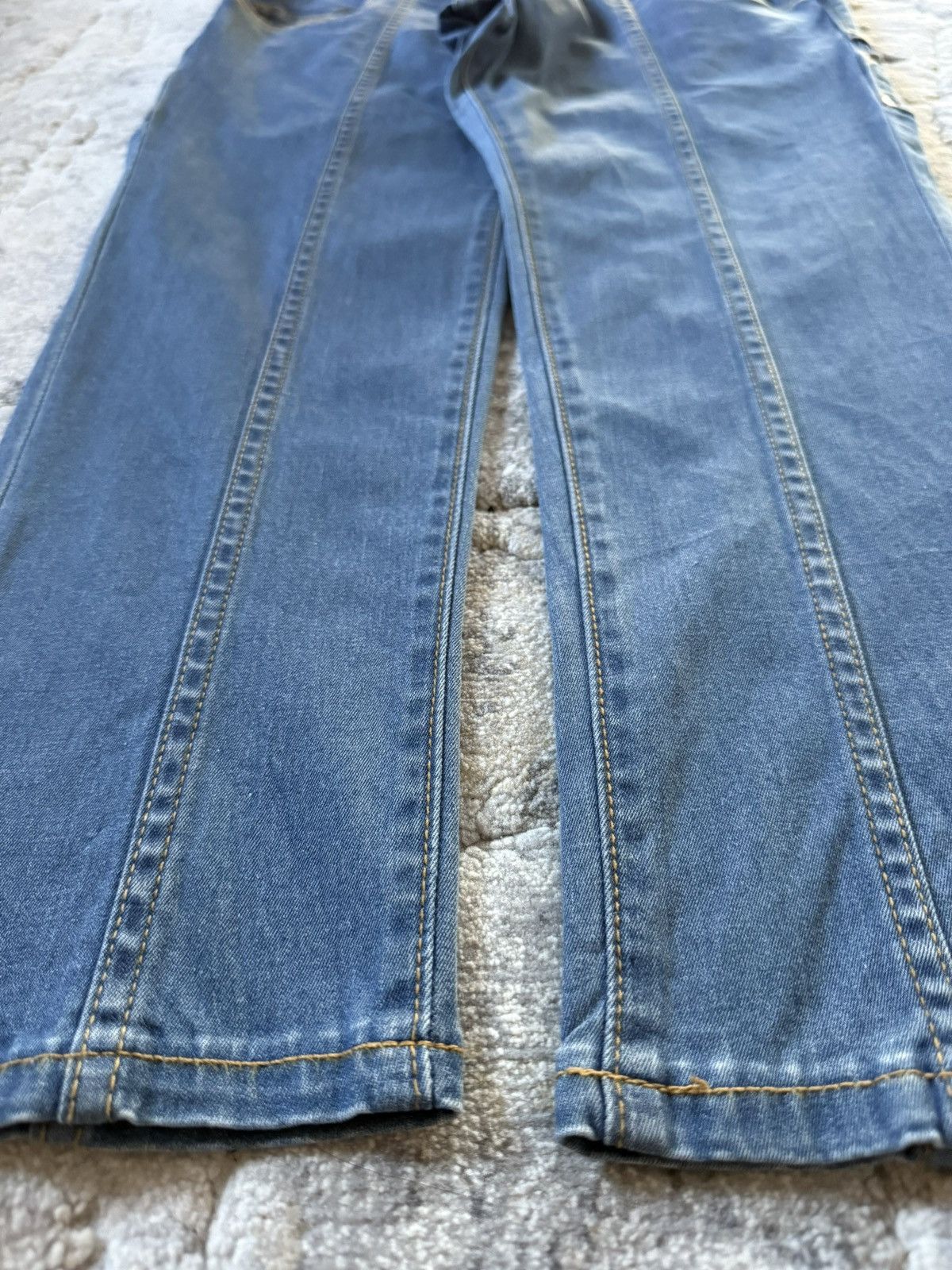 Lee × mercibeaucoup Issey Miyake Mercibeaucop Drop Crotch Multi Paneled Jeans Size US 28 / EU 44 - 9 Thumbnail