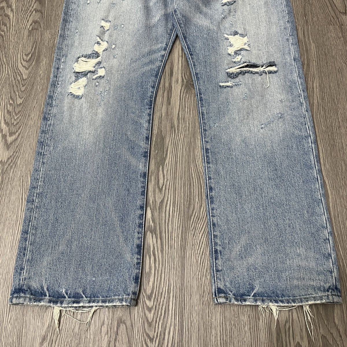 Polo Ralph Lauren Polo Ralph Lauren Distressed Denim Blue Sky ifsix Lgb Style Size US 36 / EU 52 - 7 Thumbnail