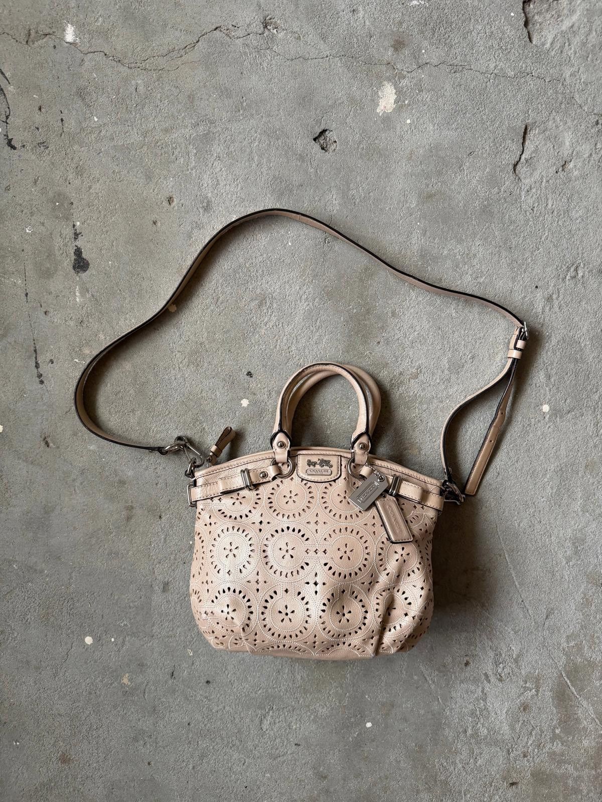 Coach Coach 2Way Madison Shoulder Bag Beige Size ONE SIZE - 1 Thumbnail