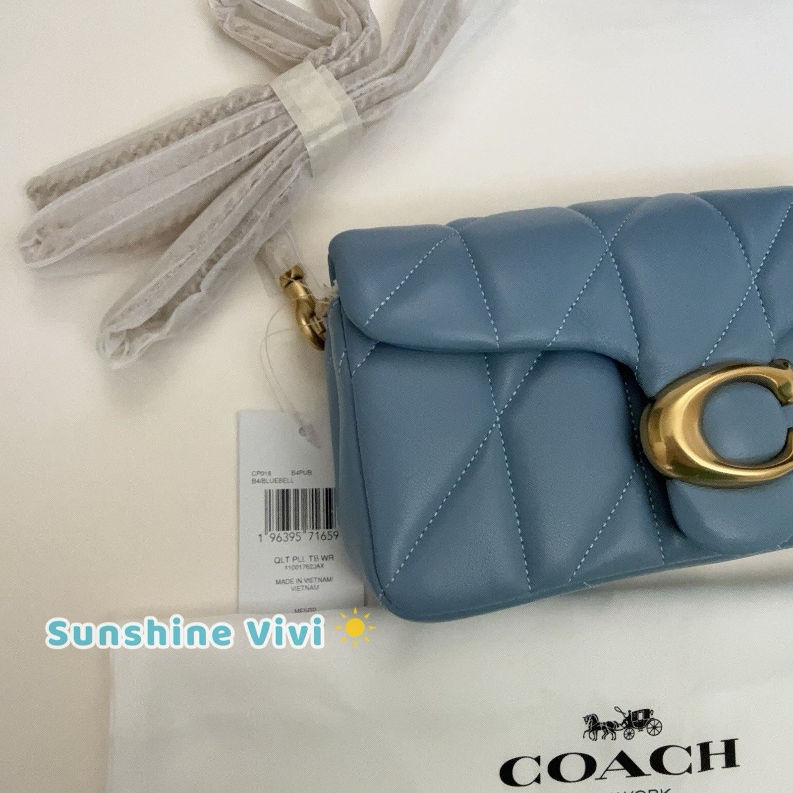Coach NWT Coach Tabby 18 Crossbody Wristlet Pillow Quilting CP018 Size ONE SIZE - 3 Thumbnail