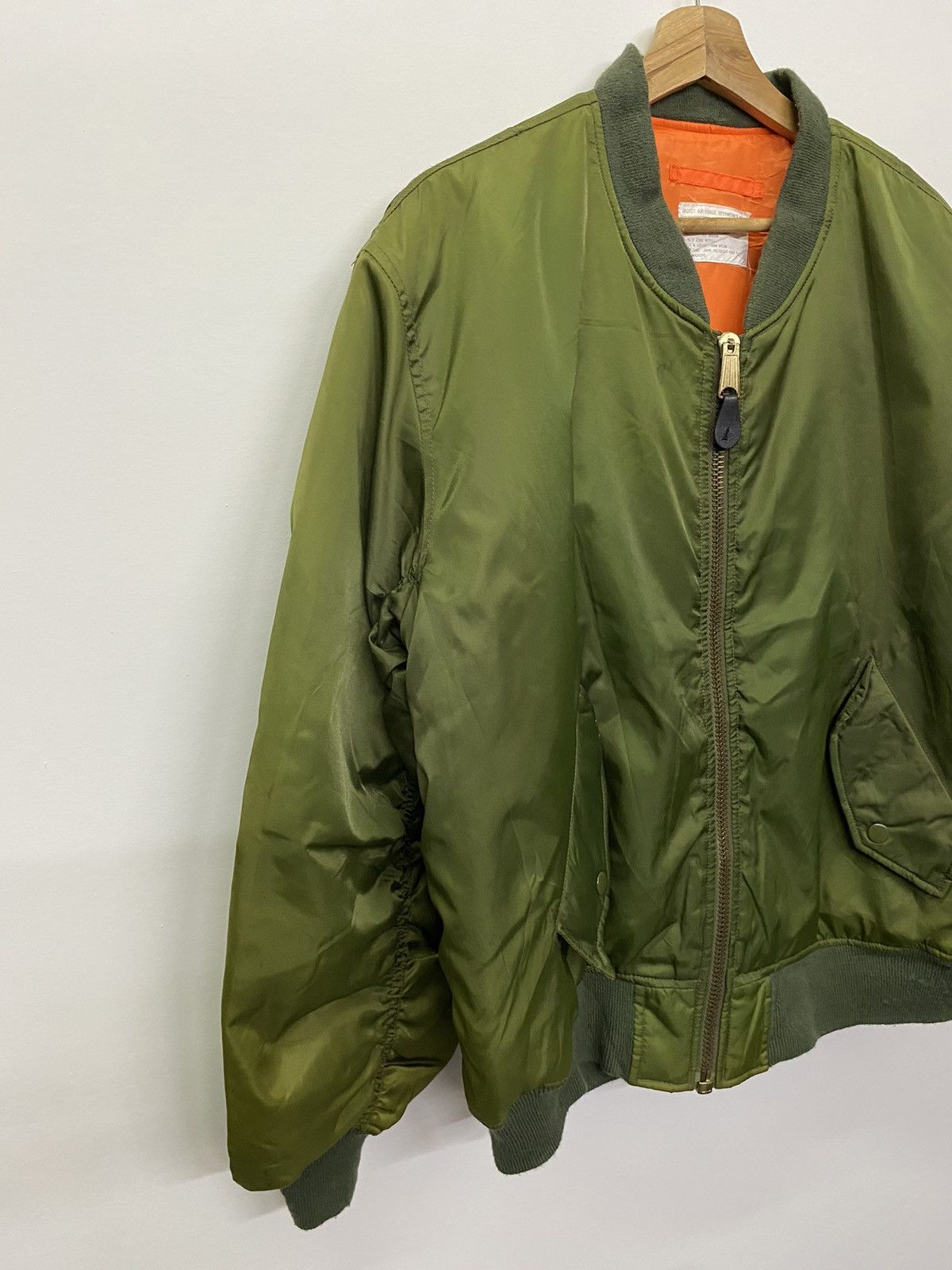 Vintage Air Force Intermadiate MA Bomber Jacket Size US L / EU 52-54 / 3 - 2 Thumbnail