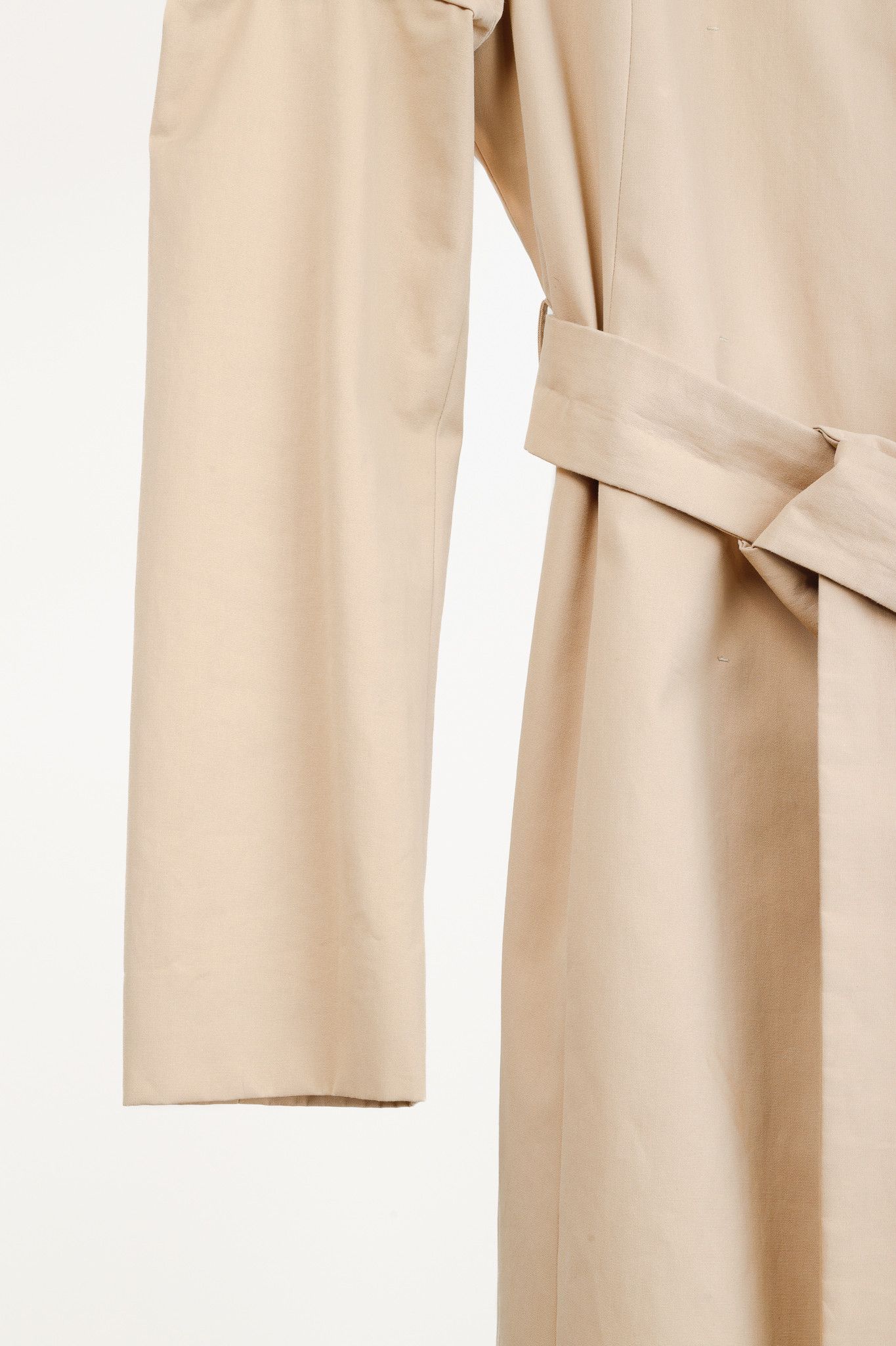 Fendi Fendi Tan Cotton Belted Pleated-Sleeve Trench Coat Size M / US 6-8 / IT 42-44 - 6 Thumbnail