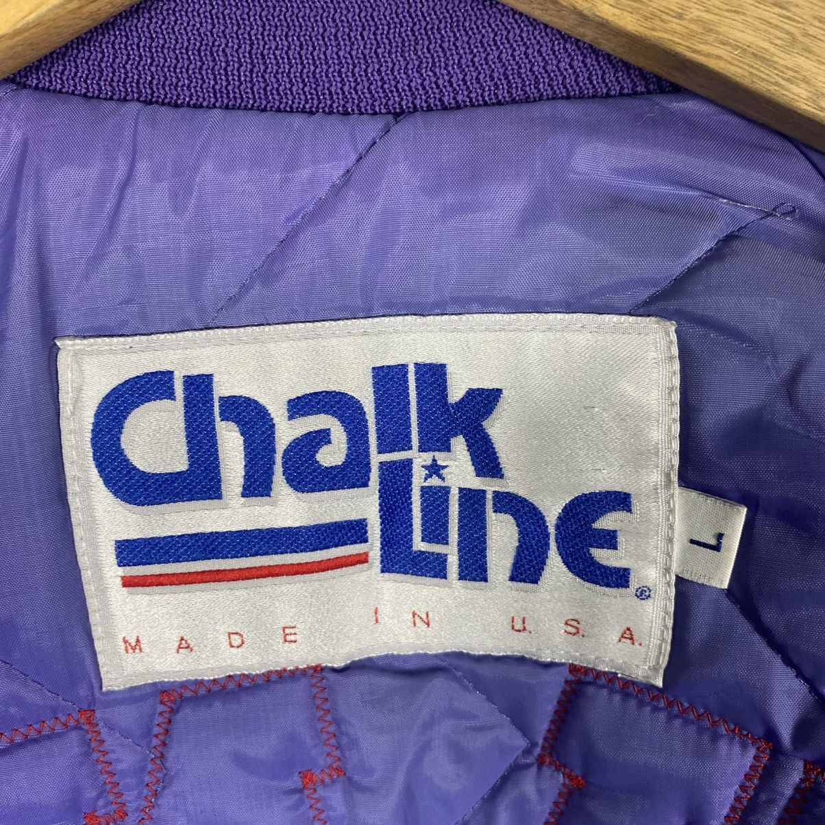 NBA Vintage 90s Phoenix Suns Satin Bomber Jacket L Size Purple Size US L / EU 52-54 / 3 - 14 Thumbnail